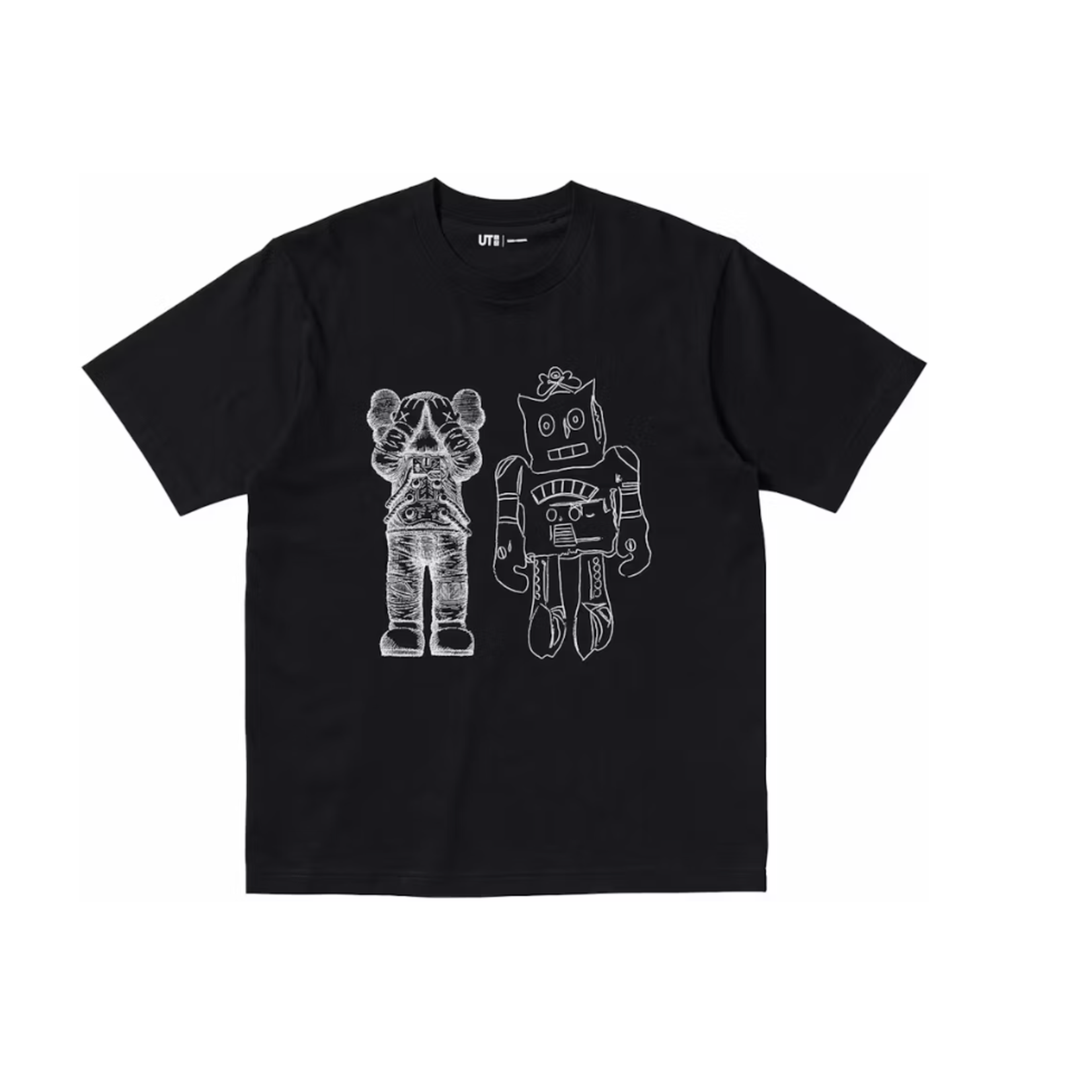 KAWS KAWS x Uniqlo Warhol UT Graphic 476351 T-shirt Black Size Medium, DS BRAND NEW