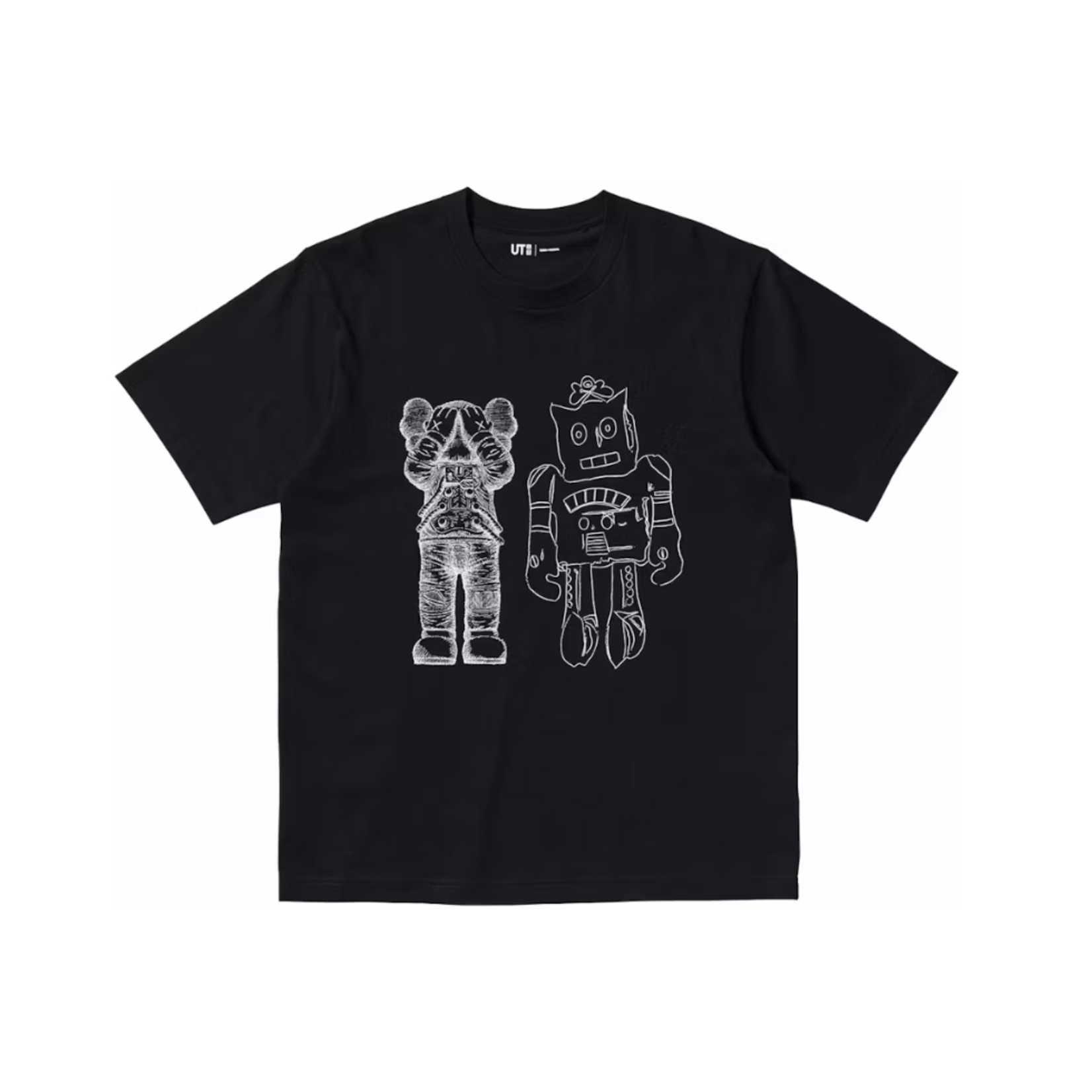 KAWS KAWS x Uniqlo Warhol UT Graphic 476351 T-shirt Black Size 3XLarge, DS BRAND NEW