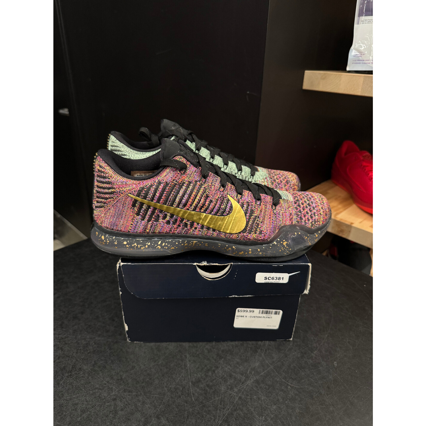 Nike Kobe 10 Elite Flyknit ID Size 9.5, DS BRAND NEW