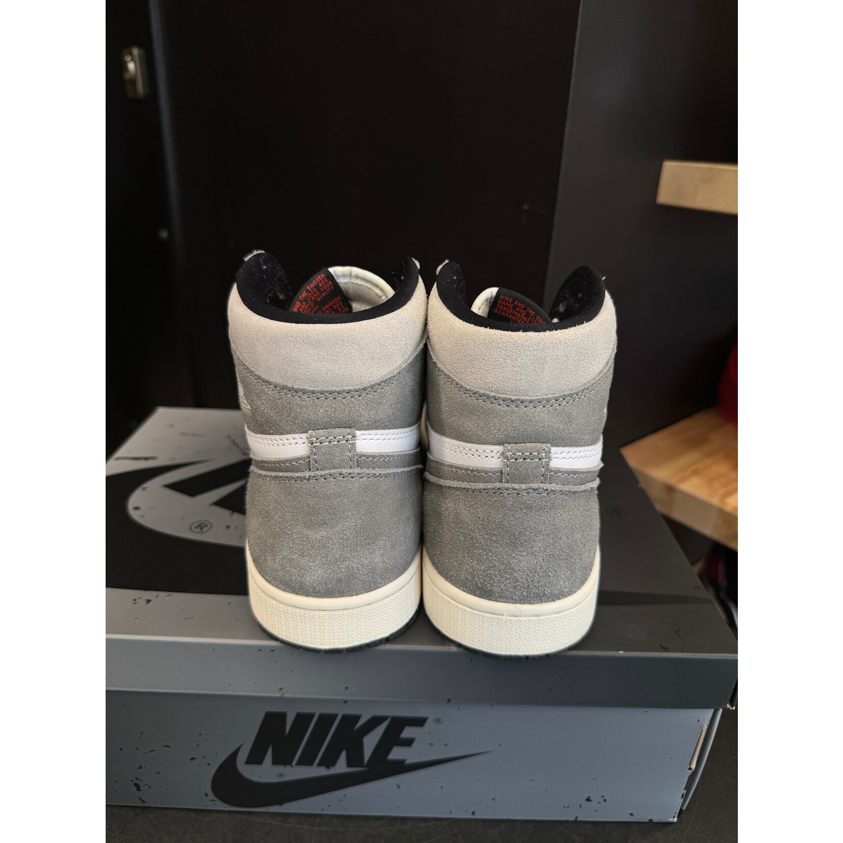 Jordan Jordan 1 Retro High OG Washed Black Size 8.5, PREOWNED