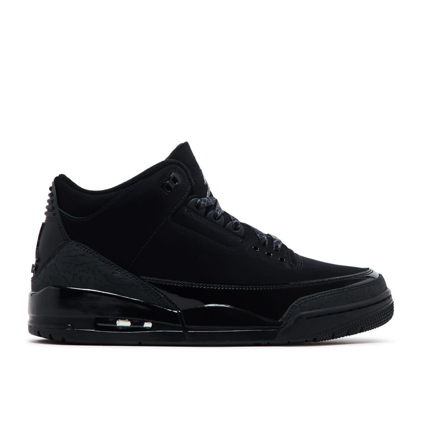 Jordan 3 Retro Black Cat (2025) Size 7, DS BRAND NEW (SMALL RIP ON LID)