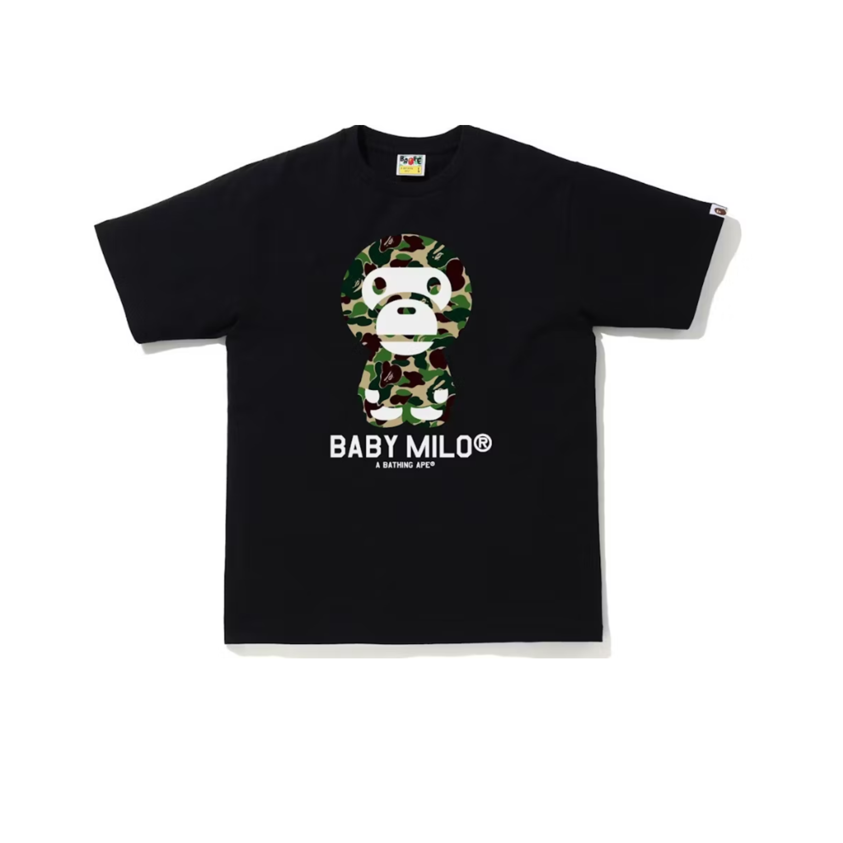 BAPE BAPE ABC Camo Baby Milo Tee Black/Green Size Large, DS BRAND NEW