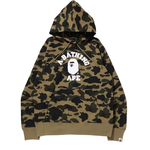 BAPE BAPE Camo College Pullover Hoodie Green Size Medium, DS BRAND NEW