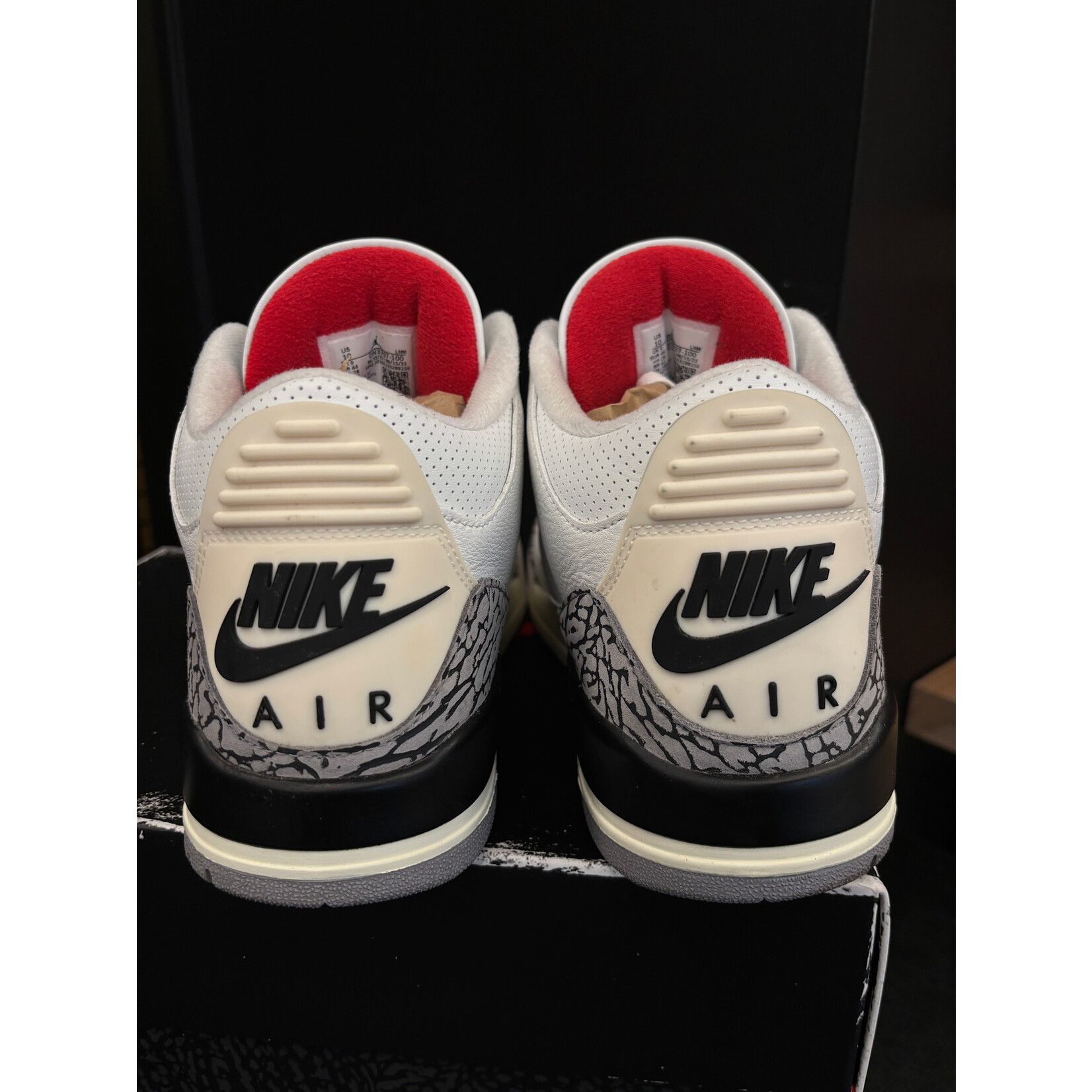 Jordan Jordan 3 Retro White Cement Reimagined Size 10, PREOWNED