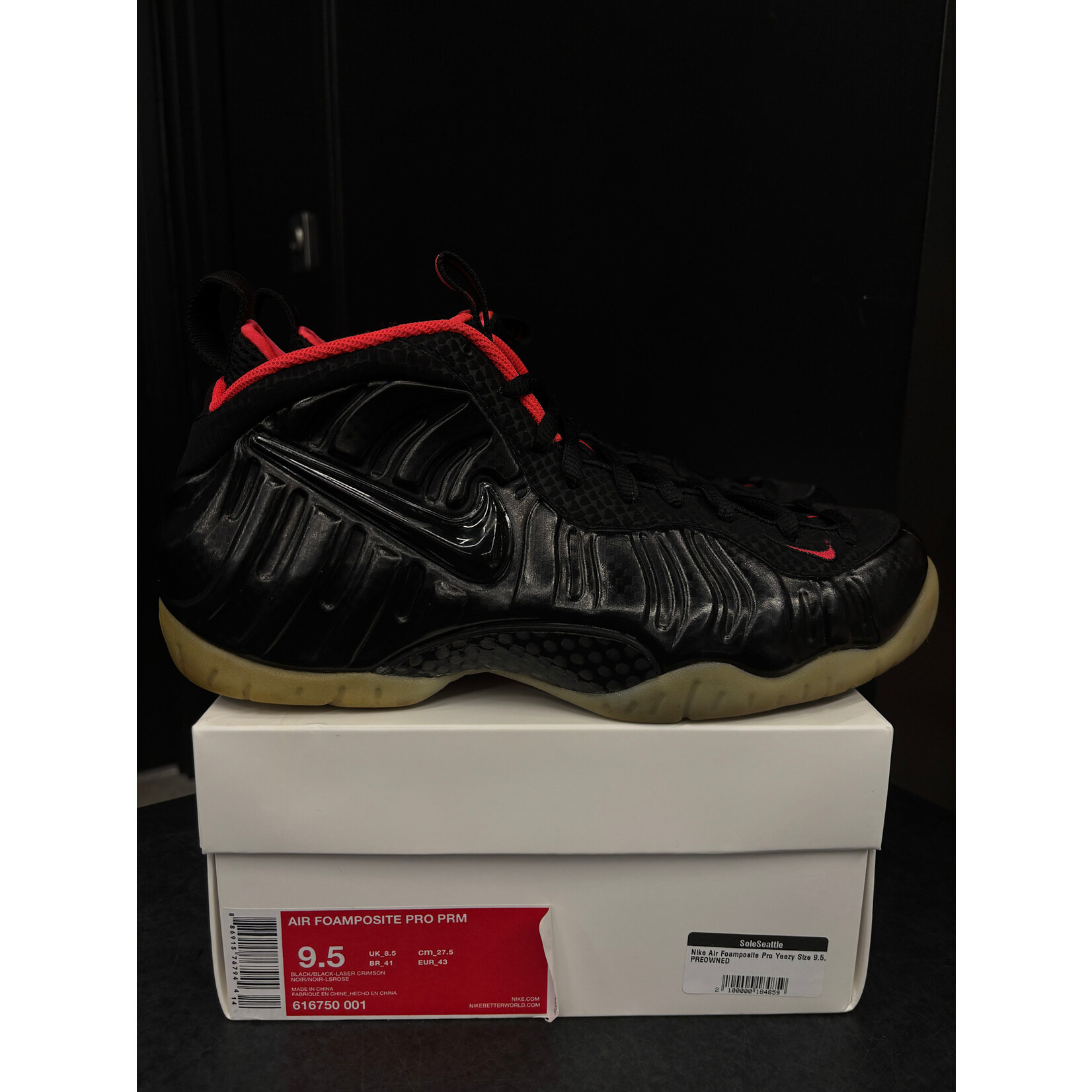 Nike Nike Air Foamposite Pro Yeezy Size 9.5, PREOWNED