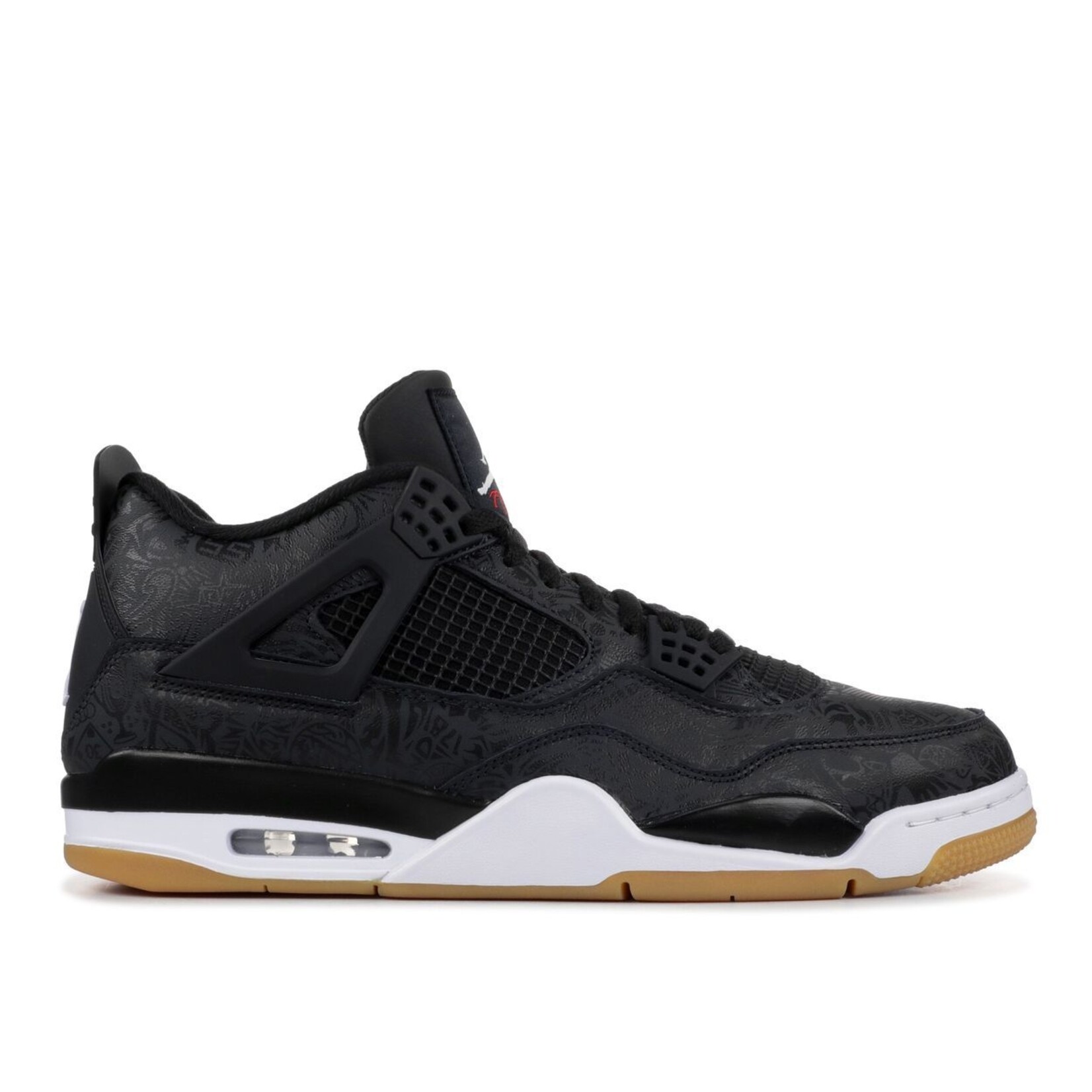 Jordan Jordan 4 Retro Laser Black Gum Size 8.5, DS BRAND NEW*