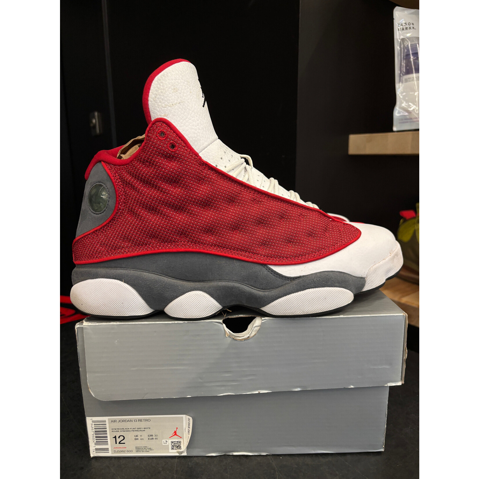 Jordan Jordan 13 Retro Gym Red Flint Grey Size 12, PREOWNED