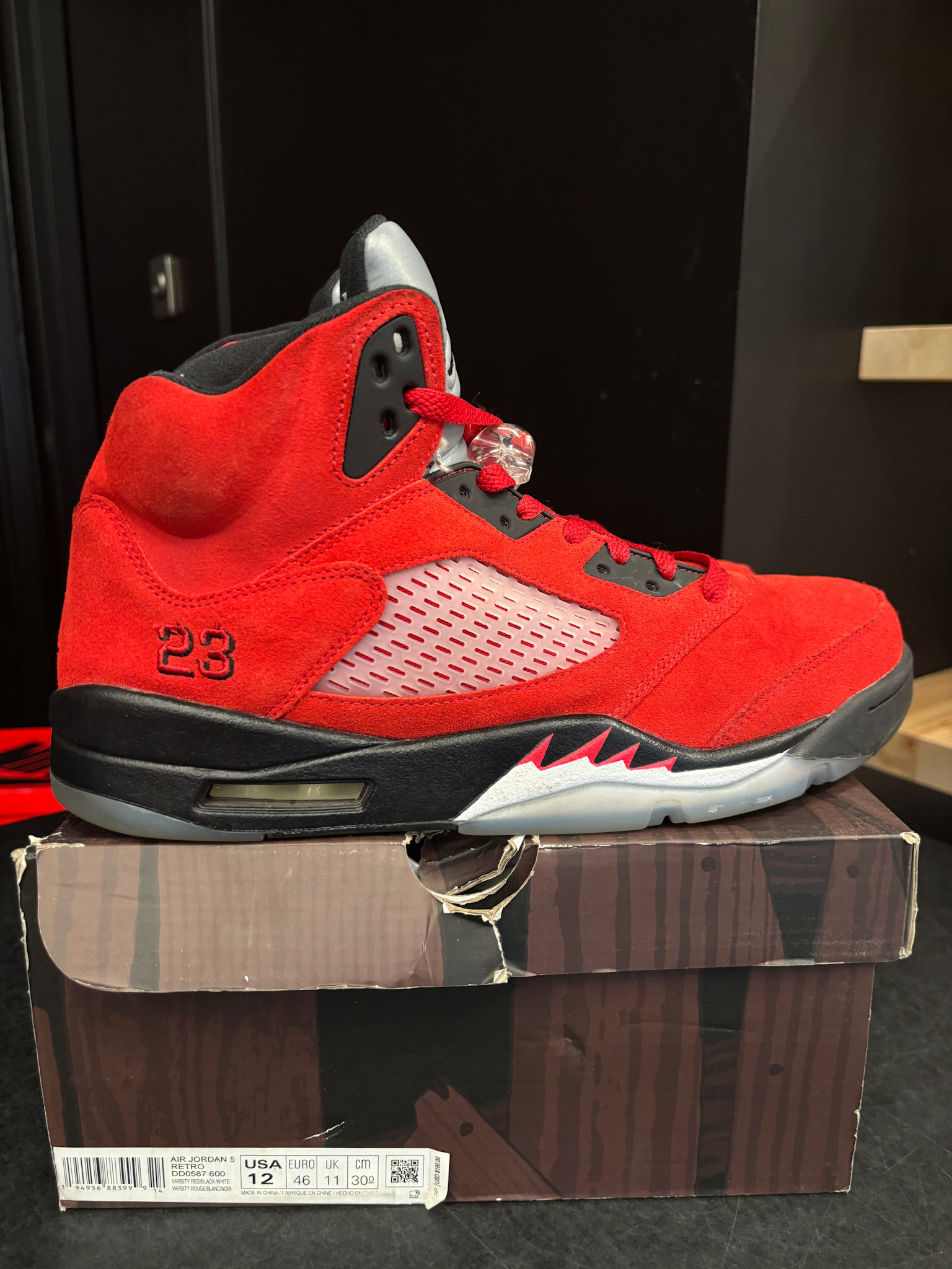 jordan 5 raging bull size 11.5