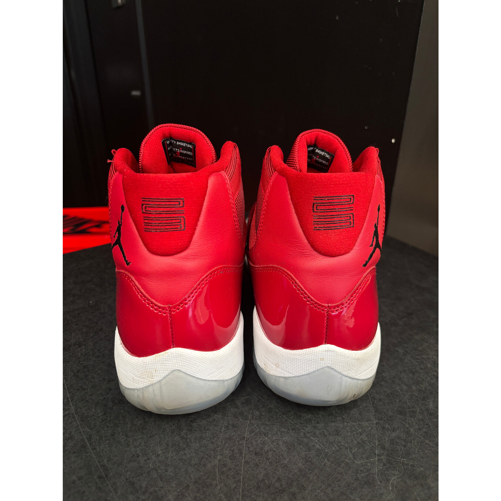 Jordan Jordan 11 Retro Win Like 96 Size 12, PREOWNED NO BOX
