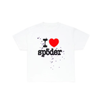 Sp5der I Heart SP5DER Tee White Size Large, DS BRAND NEW