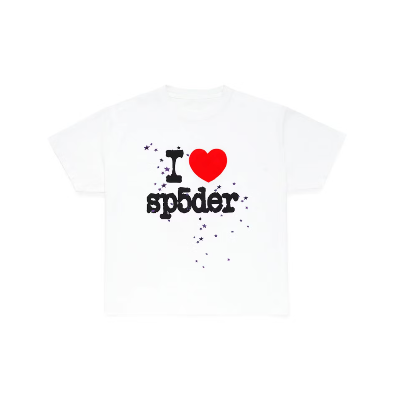 Sp5der I Heart SP5DER Tee White Size Large, DS BRAND NEW