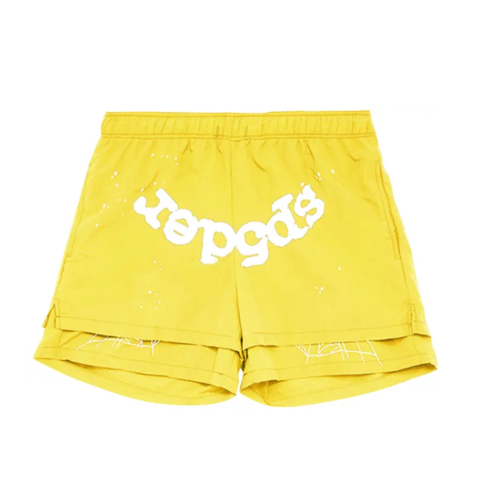 Sp5der OG Web Double Layer Short Yellow Size Large, DS BRAND NEW