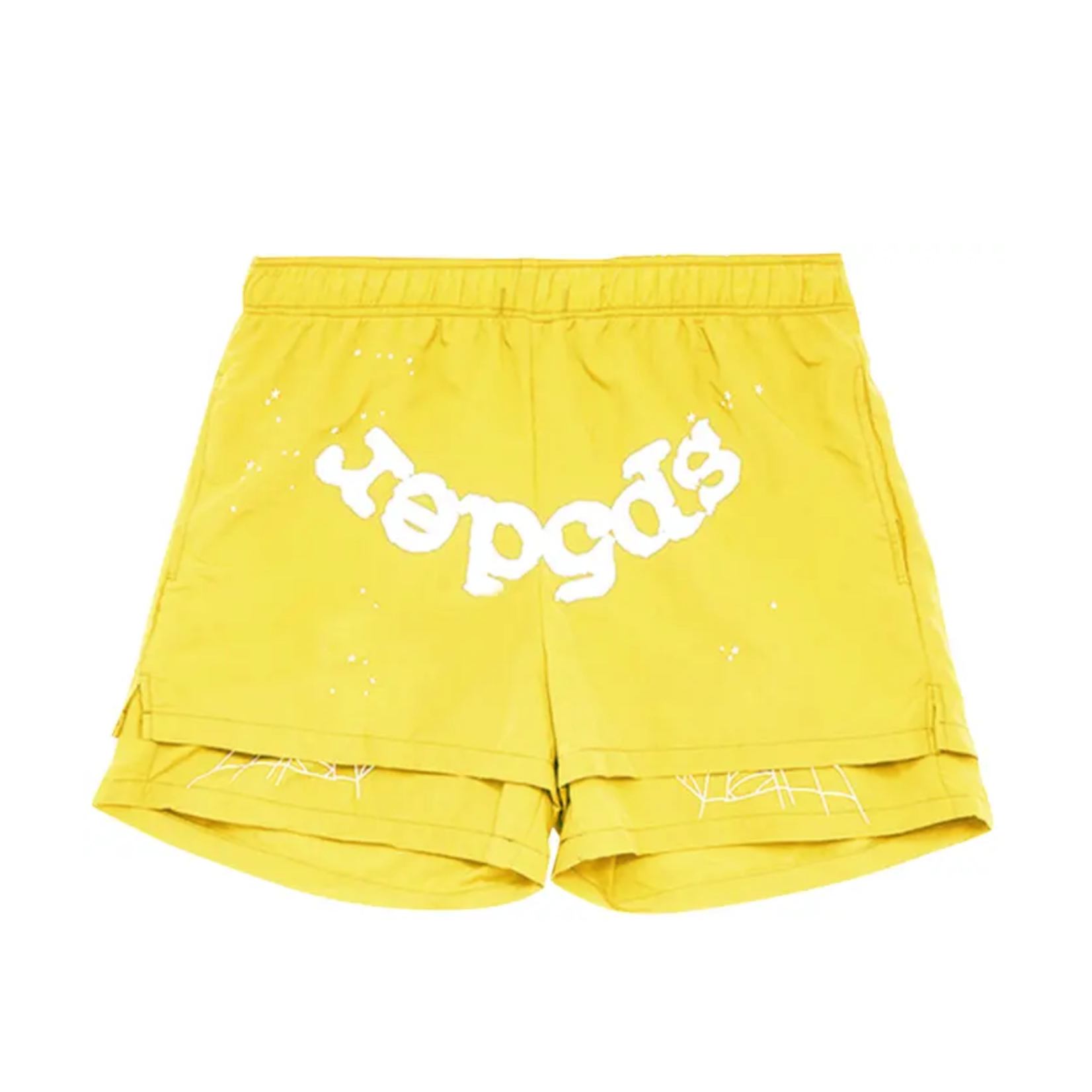Sp5der OG Web Double Layer Short Yellow Size Small, DS BRAND NEW