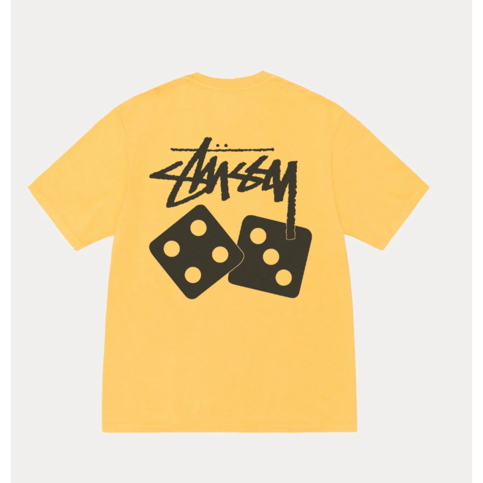 Stussy Stussy Dice Tee Yellow Size Large, DS BRAND NEW
