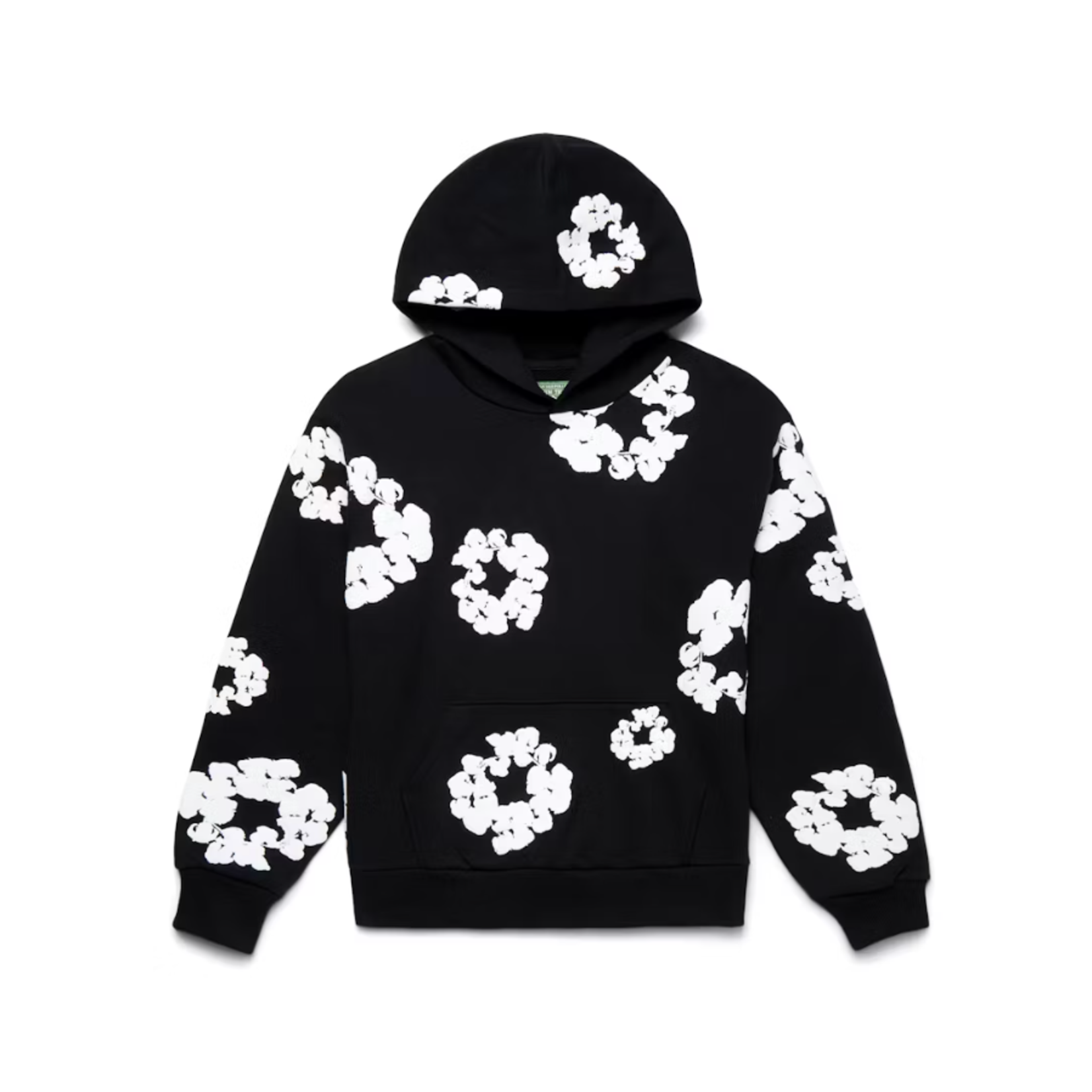 #REF! Denim Tears Biggie Cotton Wreath Sweatshirt Black Size Large, DS BRAND NEW