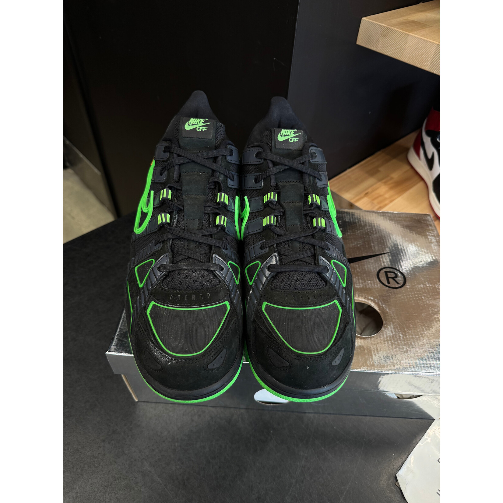 Nike Nike Air Rubber Dunk Off-White Green Strike Size 15, PREOWNED
