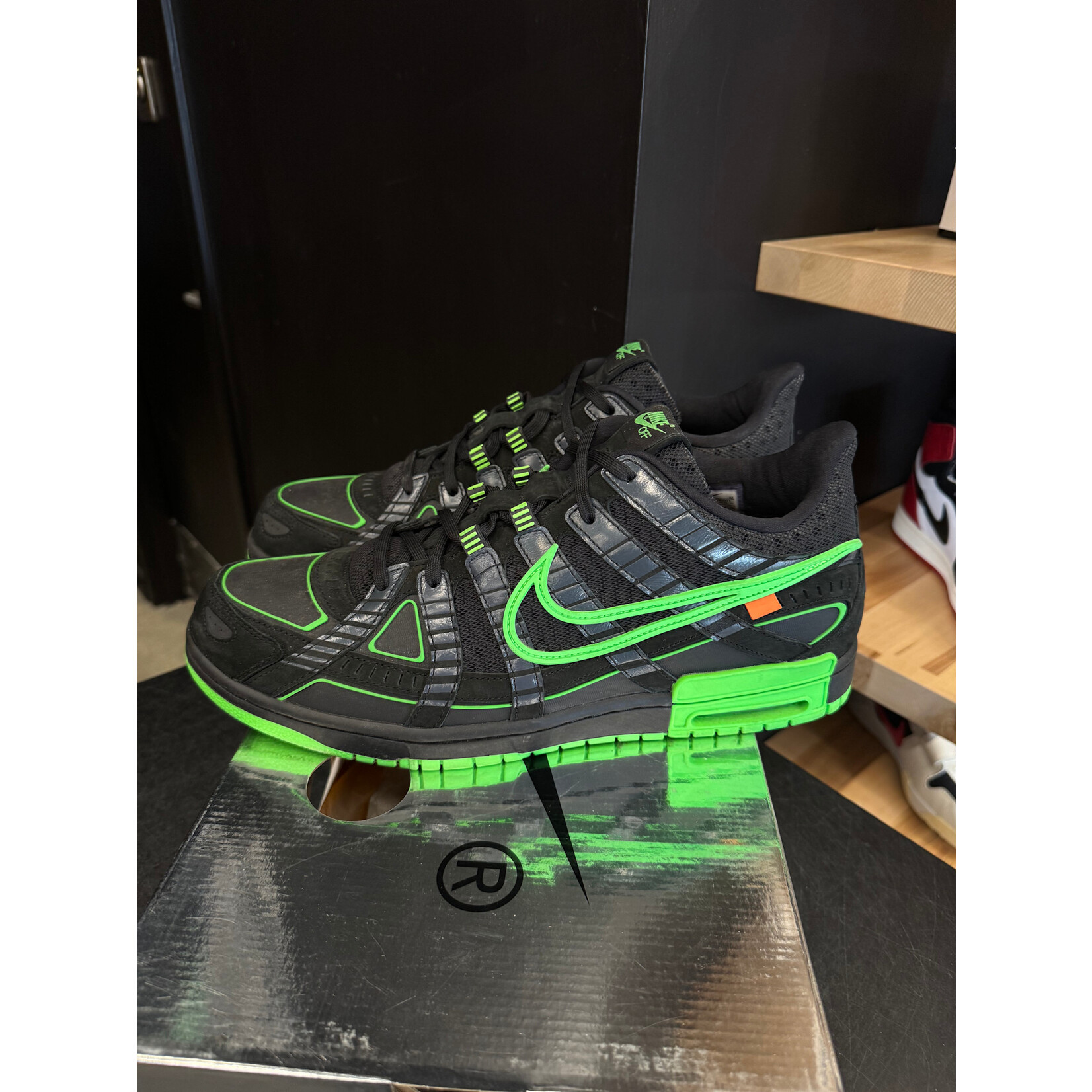 Nike Nike Air Rubber Dunk Off-White Green Strike Size 15, PREOWNED