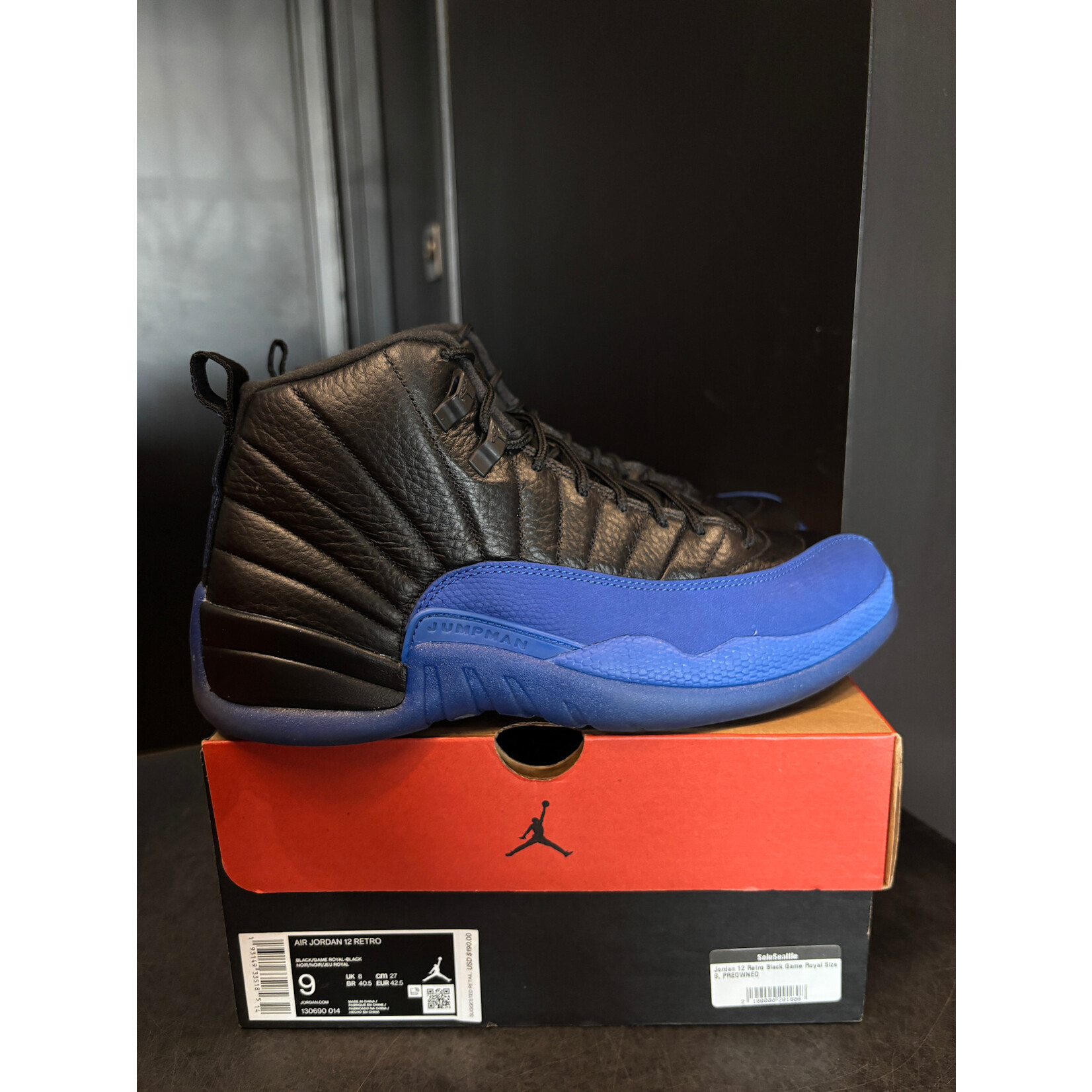jordan 12 black royal