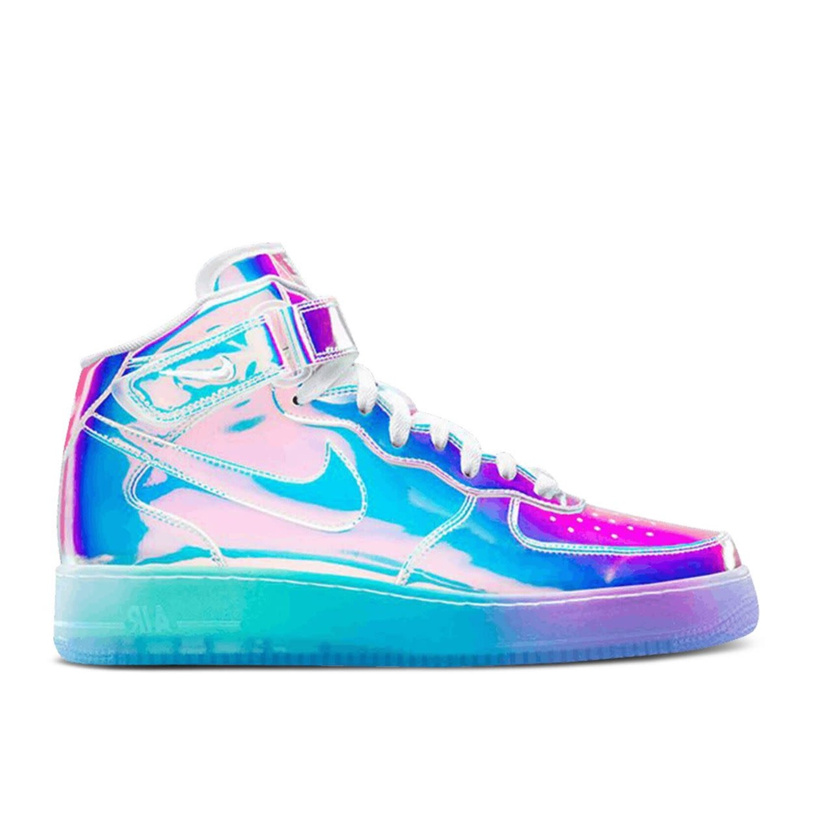 Nike Nike Air Force 1 Mid Iridescent (Nike ID) Size 9.5, DS BRAND NEW