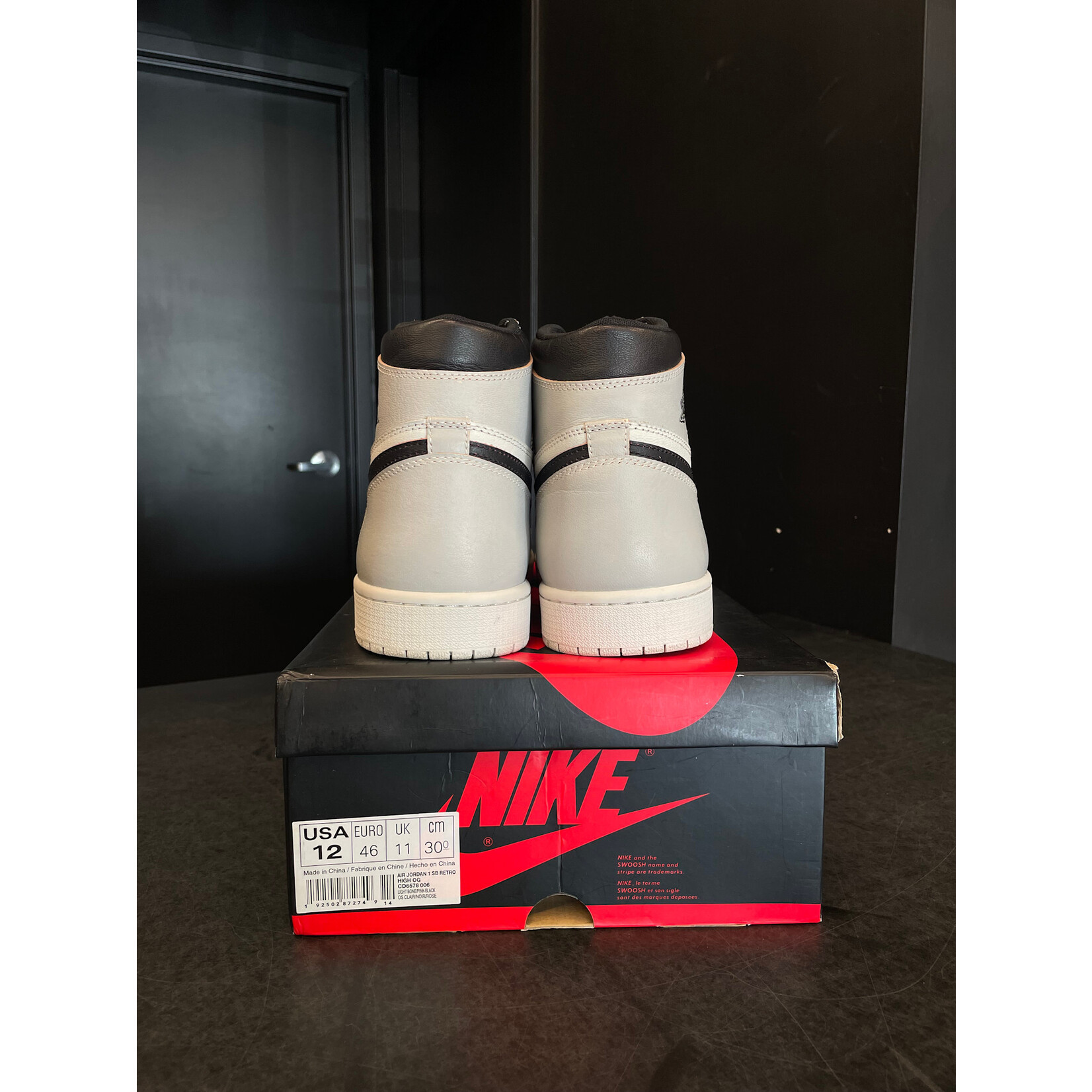 Jordan Jordan 1 Retro High OG Defiant SB NYC to Paris Size 12, PREOWNED