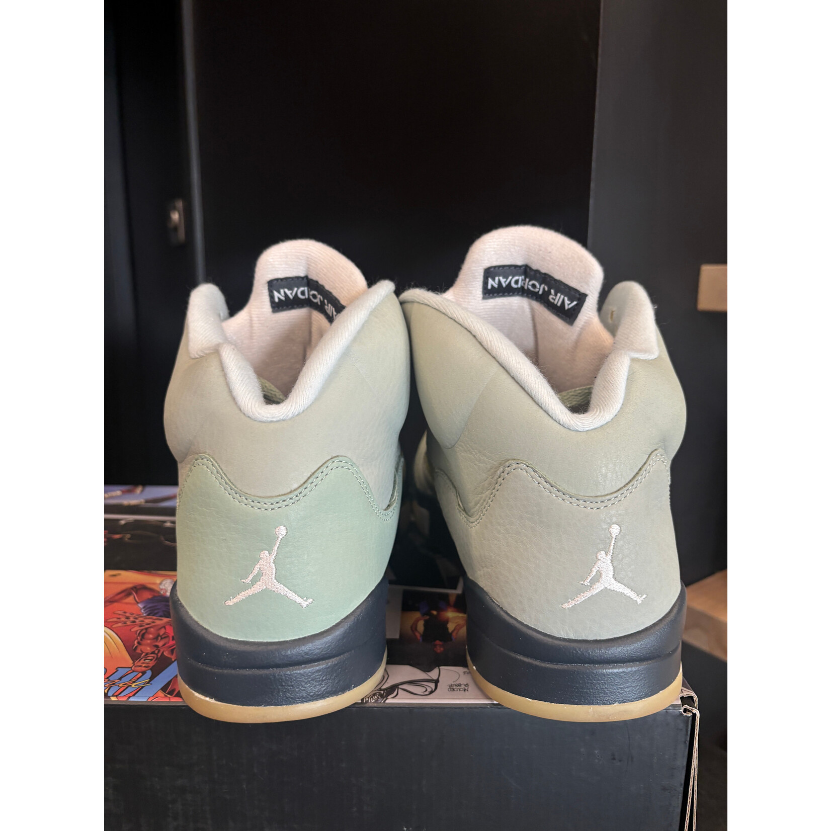 Supreme Jordan 5 Retro Jade Horizon Size 11.5, PREOWNED