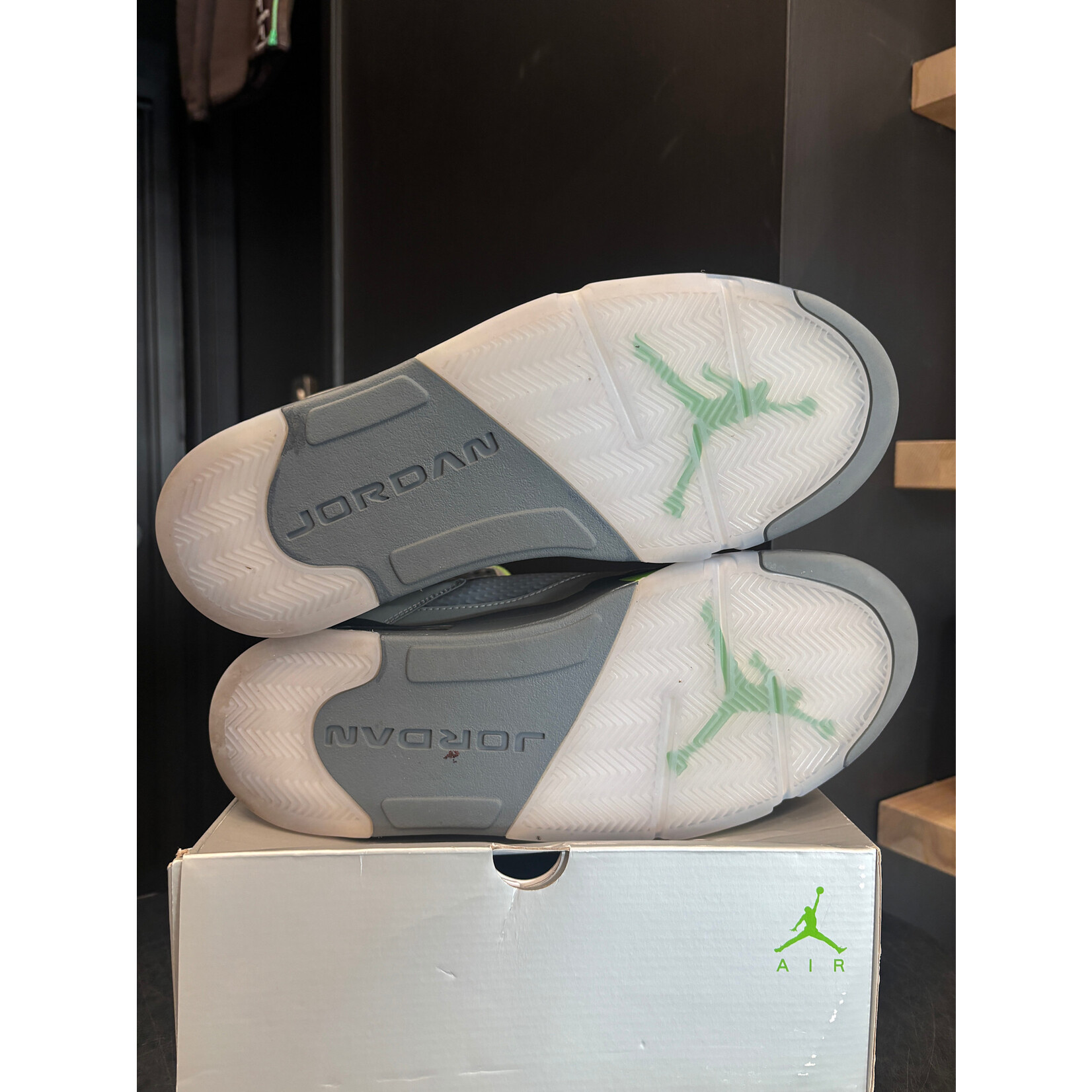 Jordan Jordan 5 Retro Green Bean (2022) Size 11.5, PREOWNED