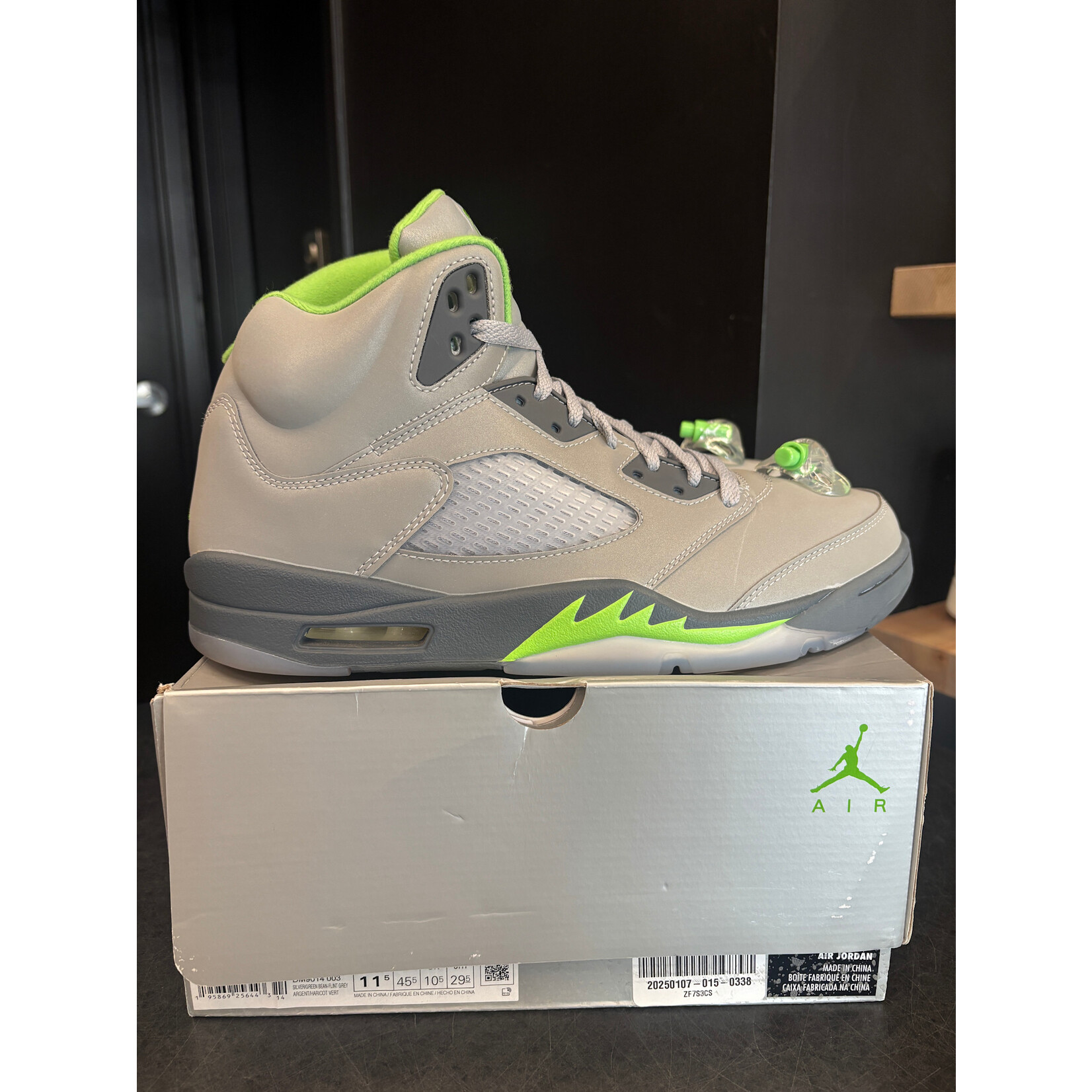 Jordan Jordan 5 Retro Green Bean (2022) Size 11.5, PREOWNED