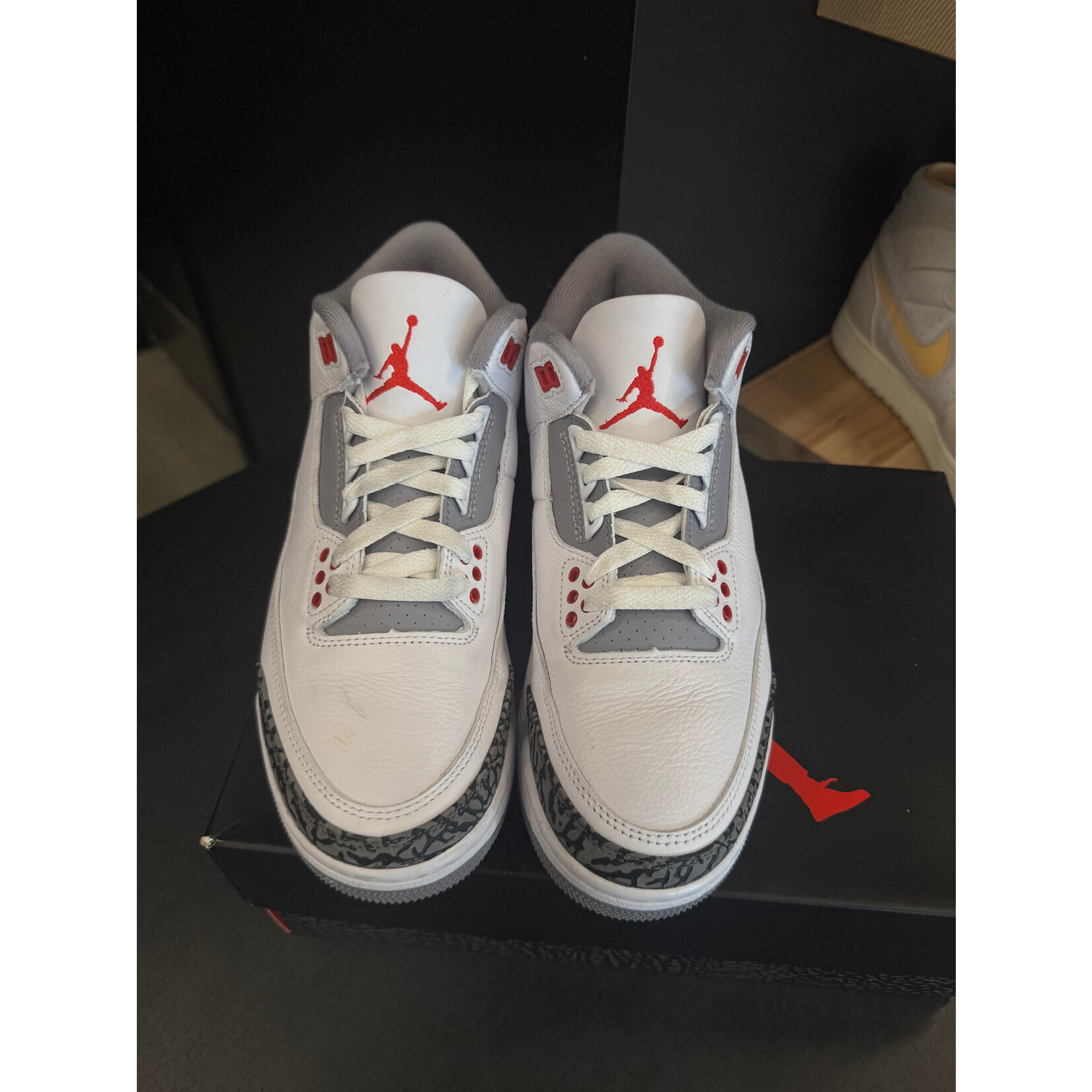 Jordan Jordan 3 Retro Fire Red (2022) Size 6.5, PREOWNED