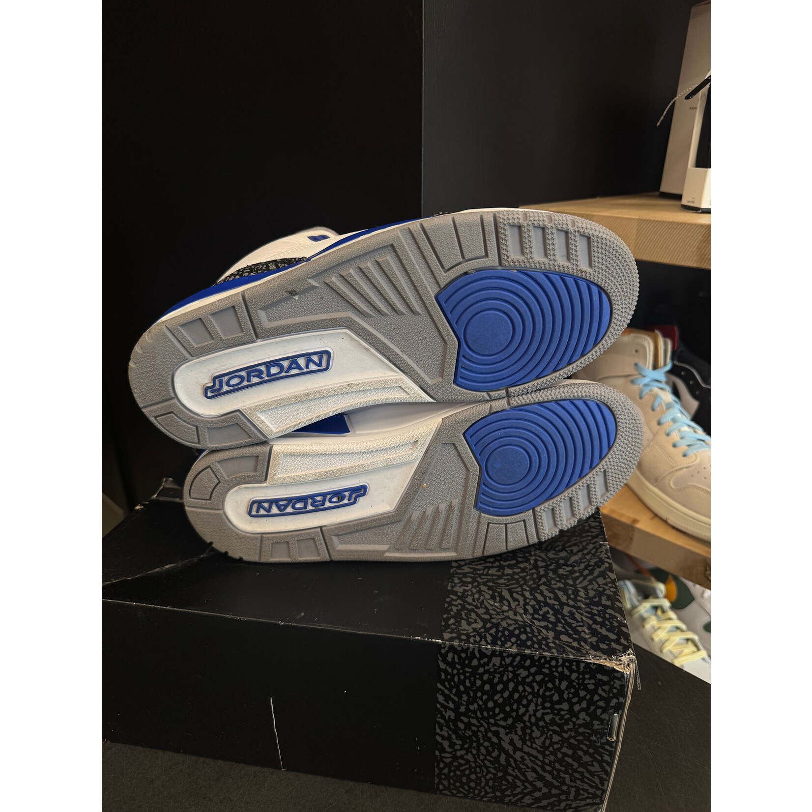 Jordan Jordan 3 Retro Racer Blue Size 10, PREOWNED