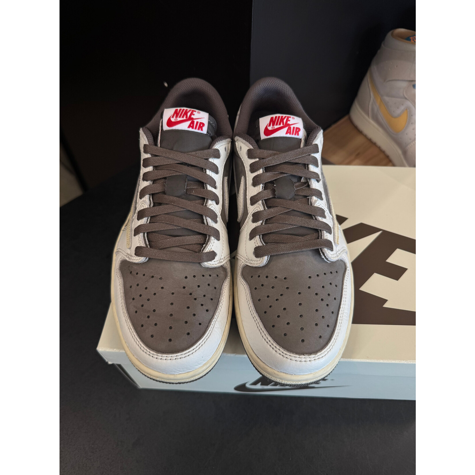 Jordan Jordan 1 Retro Low OG SP Travis Scott Reverse Mocha Size 8, PREOWNED