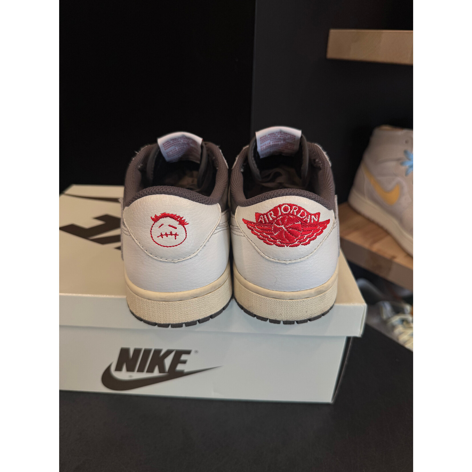 Jordan Jordan 1 Retro Low OG SP Travis Scott Reverse Mocha Size 8, PREOWNED