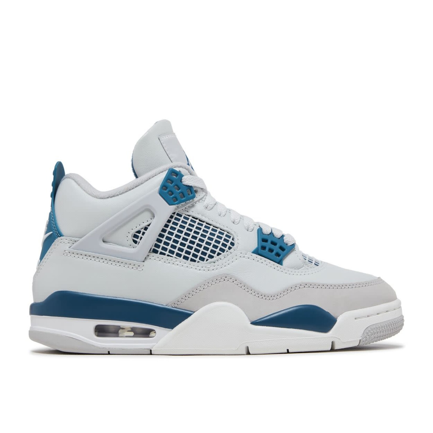 Jordan Jordan 4 Retro Military Blue (2024) Size 12.5, DS BRAND NEW DAMAGED LID