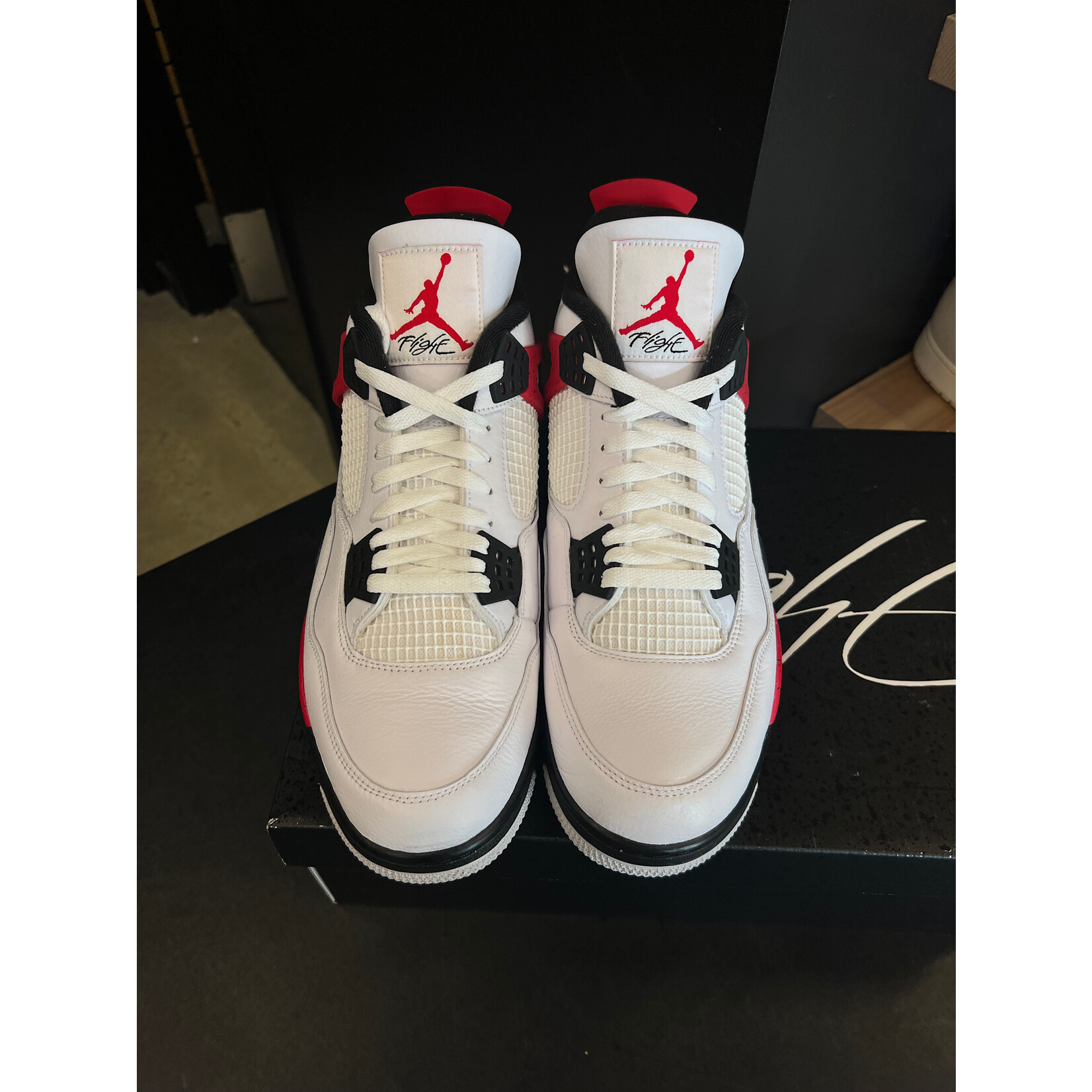 Jordan Jordan 4 Retro Red Cement Size 13, PREOWNED