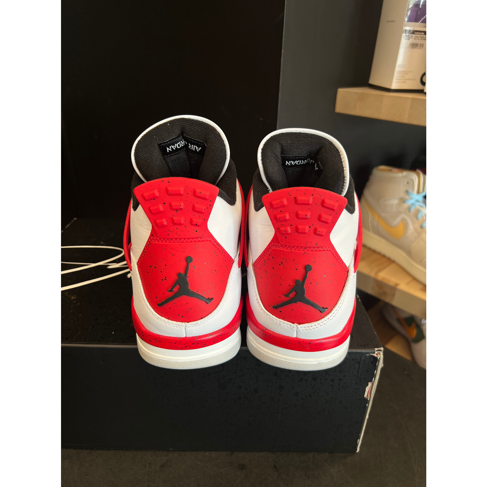 Jordan Jordan 4 Retro Red Cement Size 13, PREOWNED