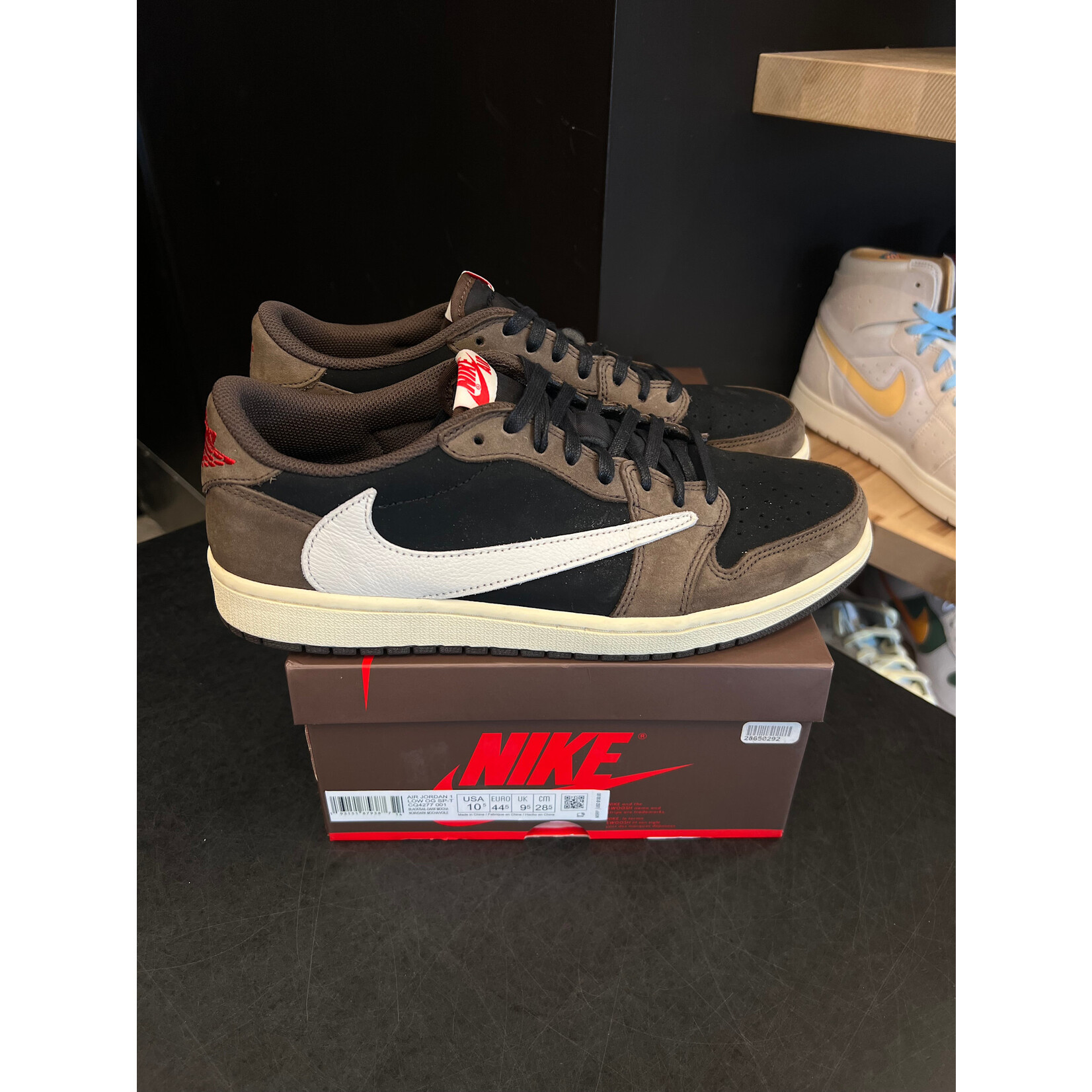 Jordan Jordan 1 Retro Low OG SP Travis Scott Mocha Size 10.5, PREOWNED