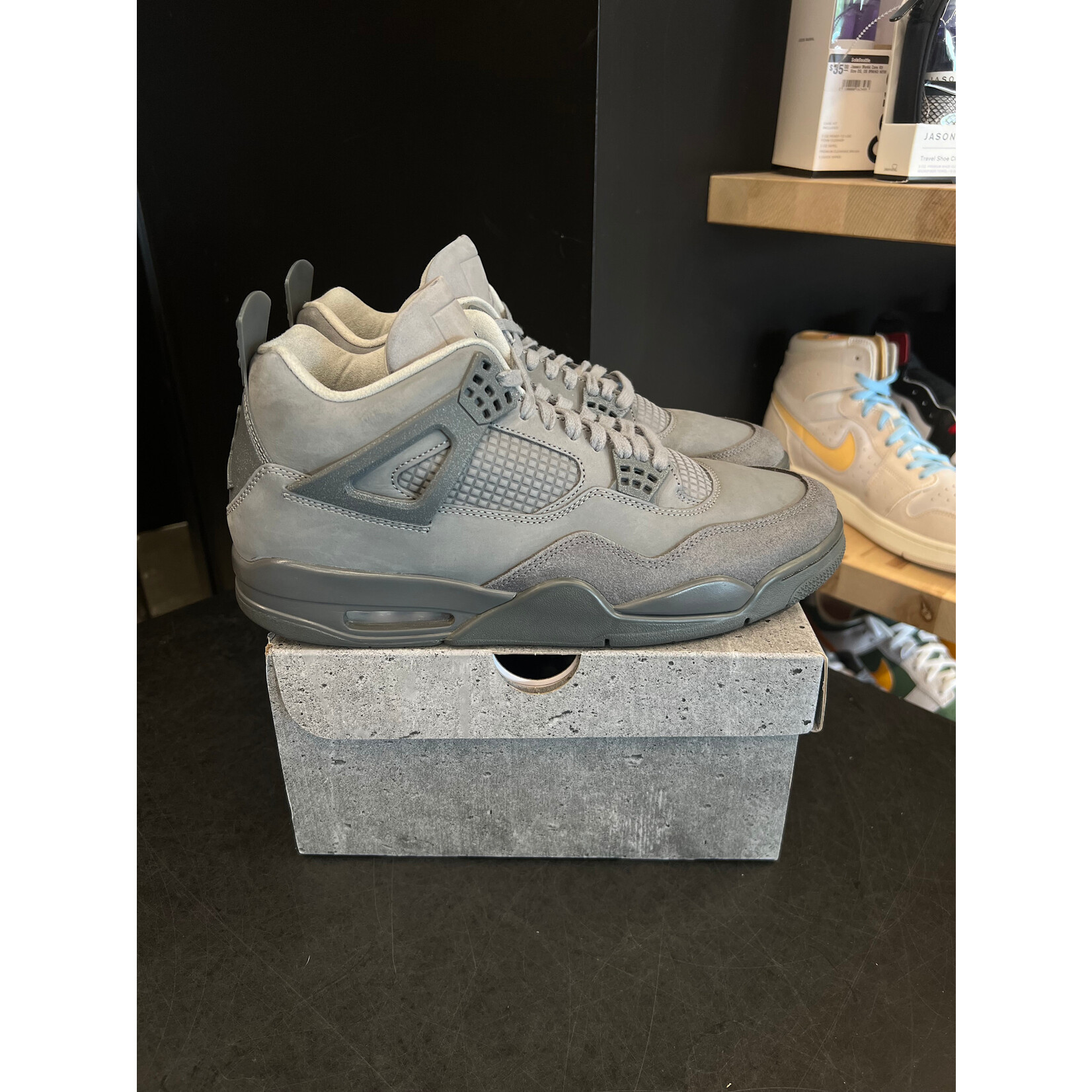 Jordan Jordan 4 Retro SE Paris Olympics Wet Cement Size 11, PREOWNED