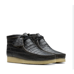 Clarks CLARKS Wallabee Boot - Black Croc Size 9.5, DS BRAND NEW
