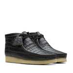 Clarks CLARKS Wallabee Boot - Black Croc Size 10, DS BRAND NEW