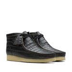 Clarks CLARKS Wallabee Boot - Black Croc Size 11, DS BRAND NEW