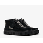 Clarks CLARKS X PLEASURES TORNHILL WOVEN - BLACK SUEDE Size 9.5, DS BRAND NEW