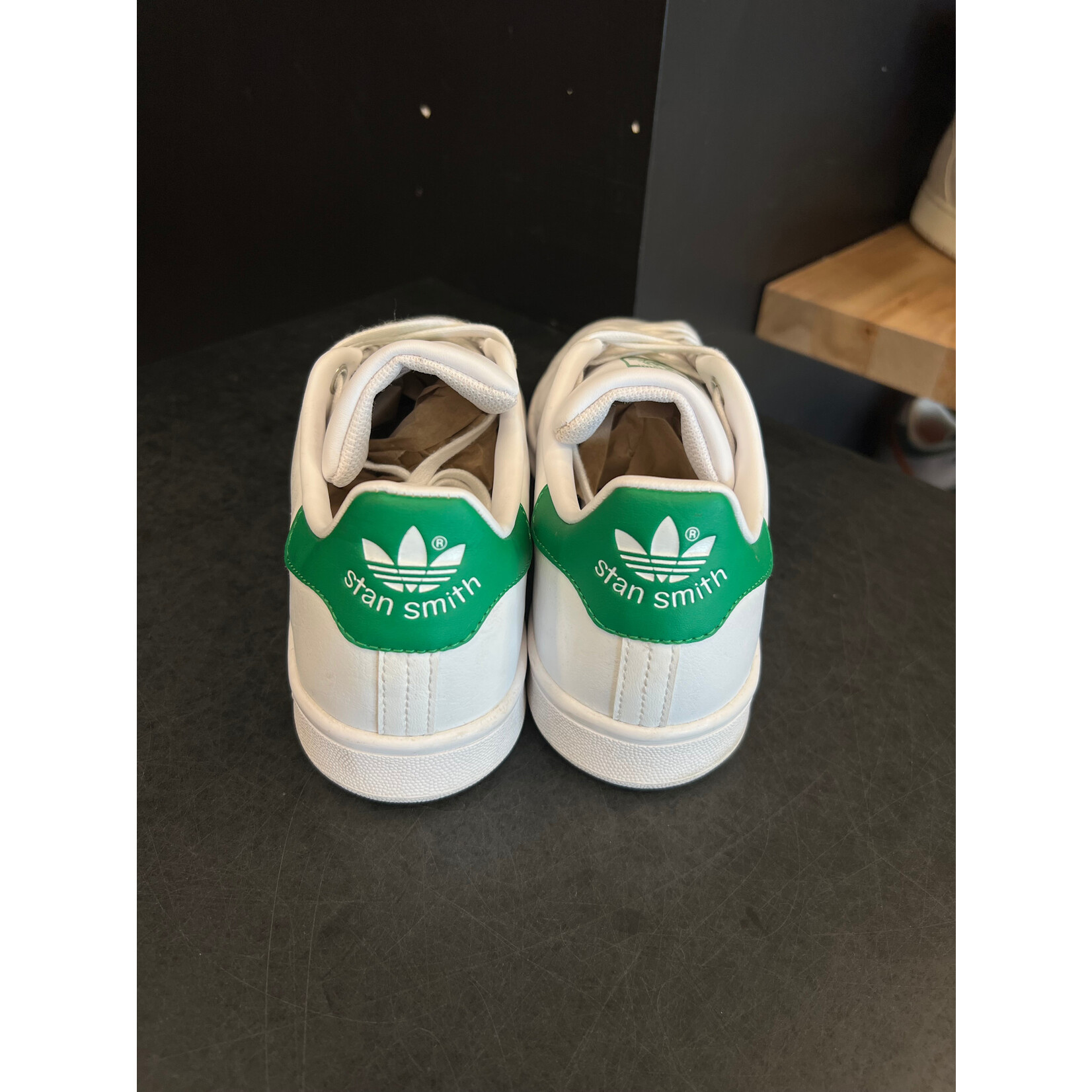 Adidas adidas Stan Smith White Green (Youth) Size 6, PREOWNED