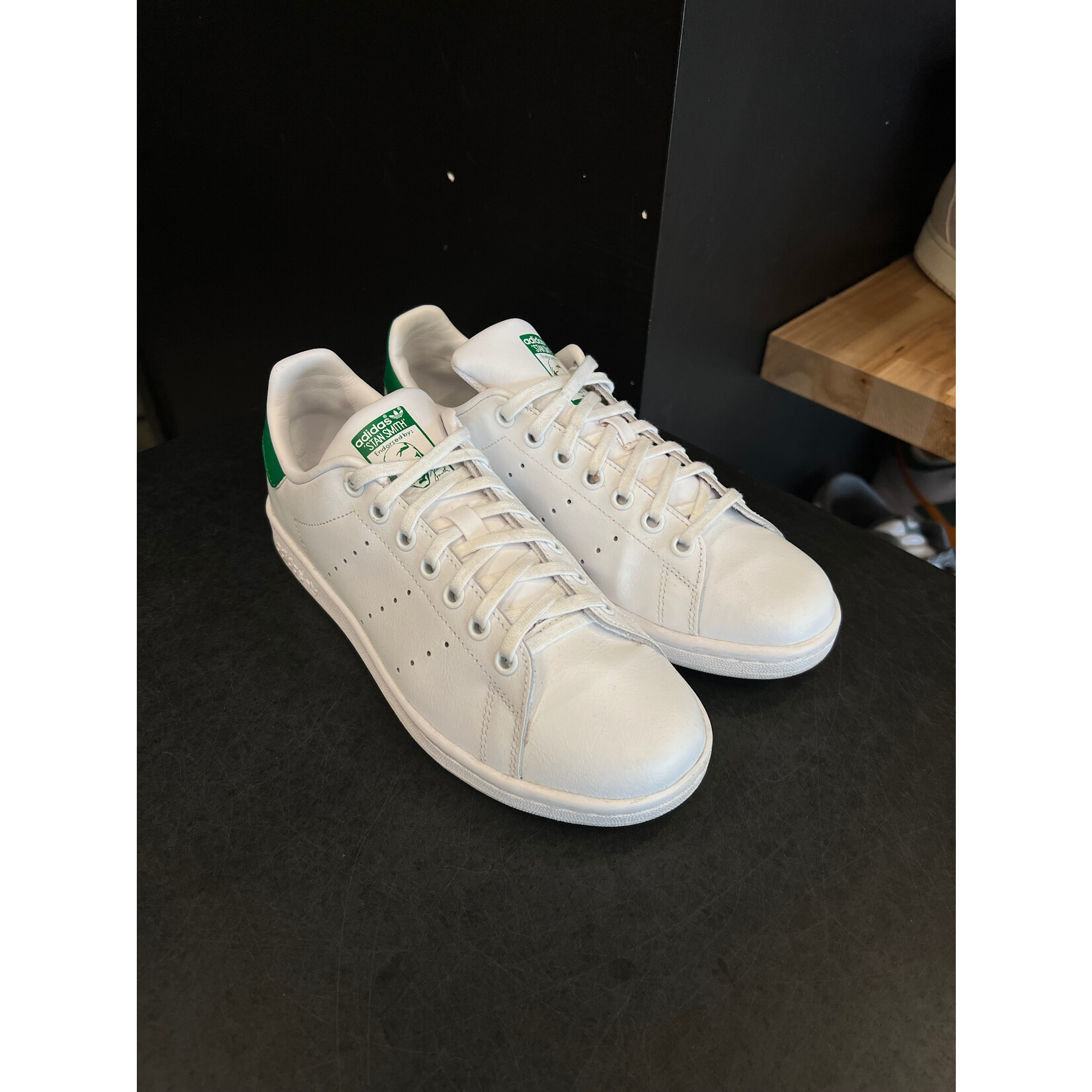 Adidas adidas Stan Smith White Green (Youth) Size 6, PREOWNED