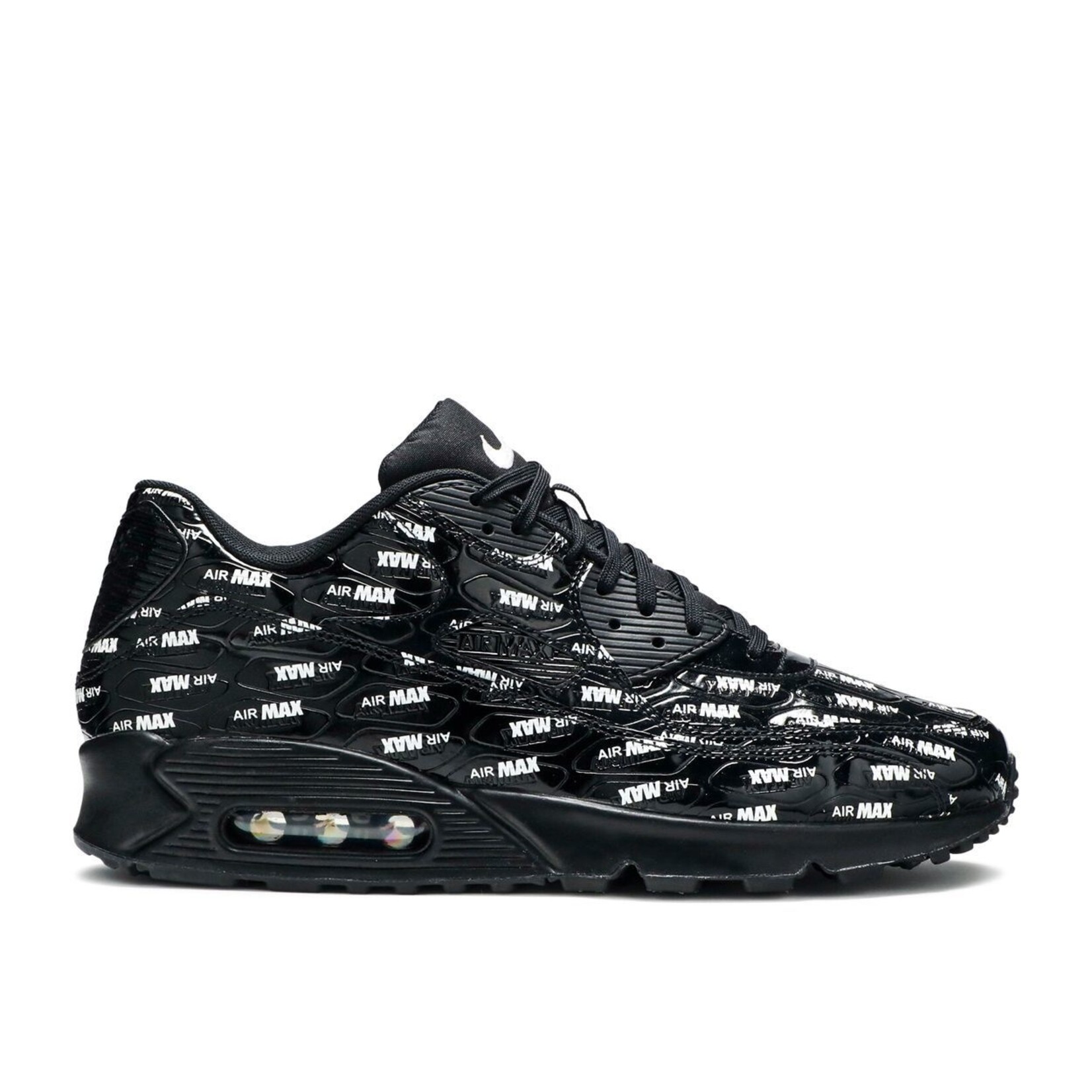 Nike Nike Air Max 90 All-Over Print Black White Size 11, DS BRAND NEW
