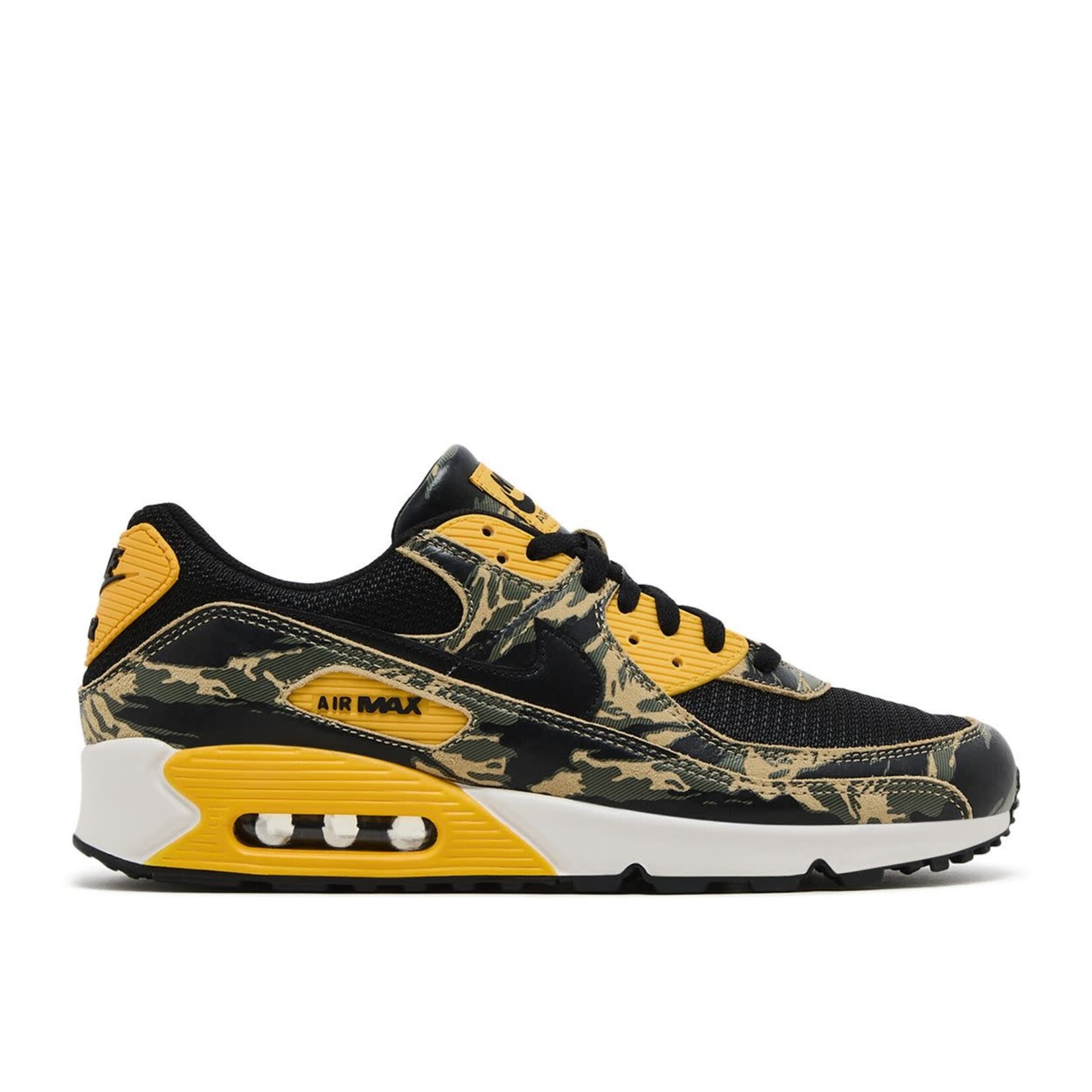 Nike Nike Air Max 90 Premium Black University Gold Camo Size 10.5, DS BRAND NEW