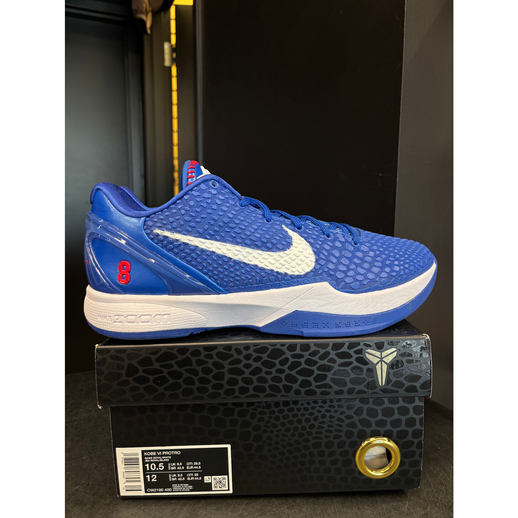 Nike Nike Kobe 6 Protro Dodgers Size 10.5, PREOWNED