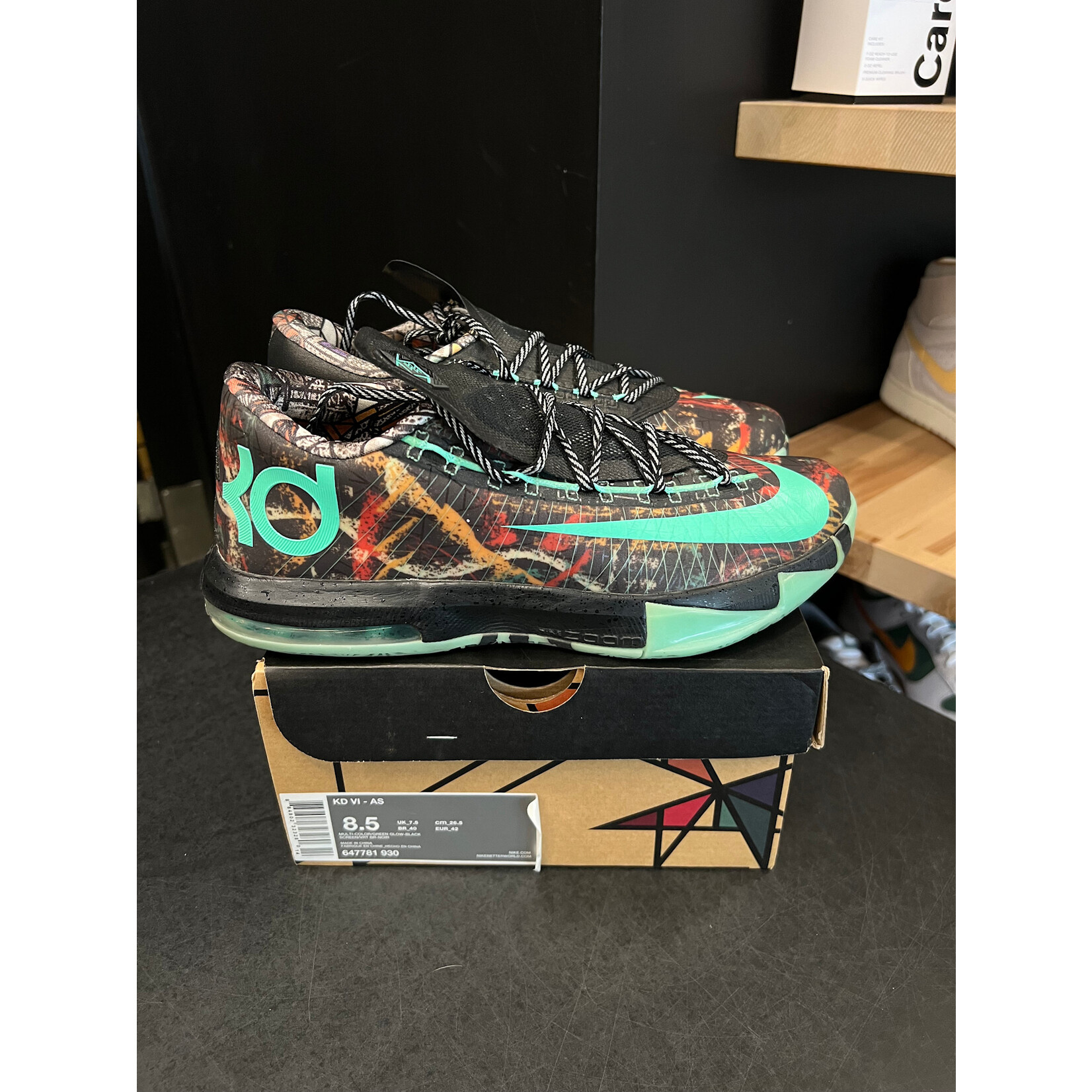 Nike Nike KD 6 NOLA Gumbo League Illusion Size 8.5, PREOWNED