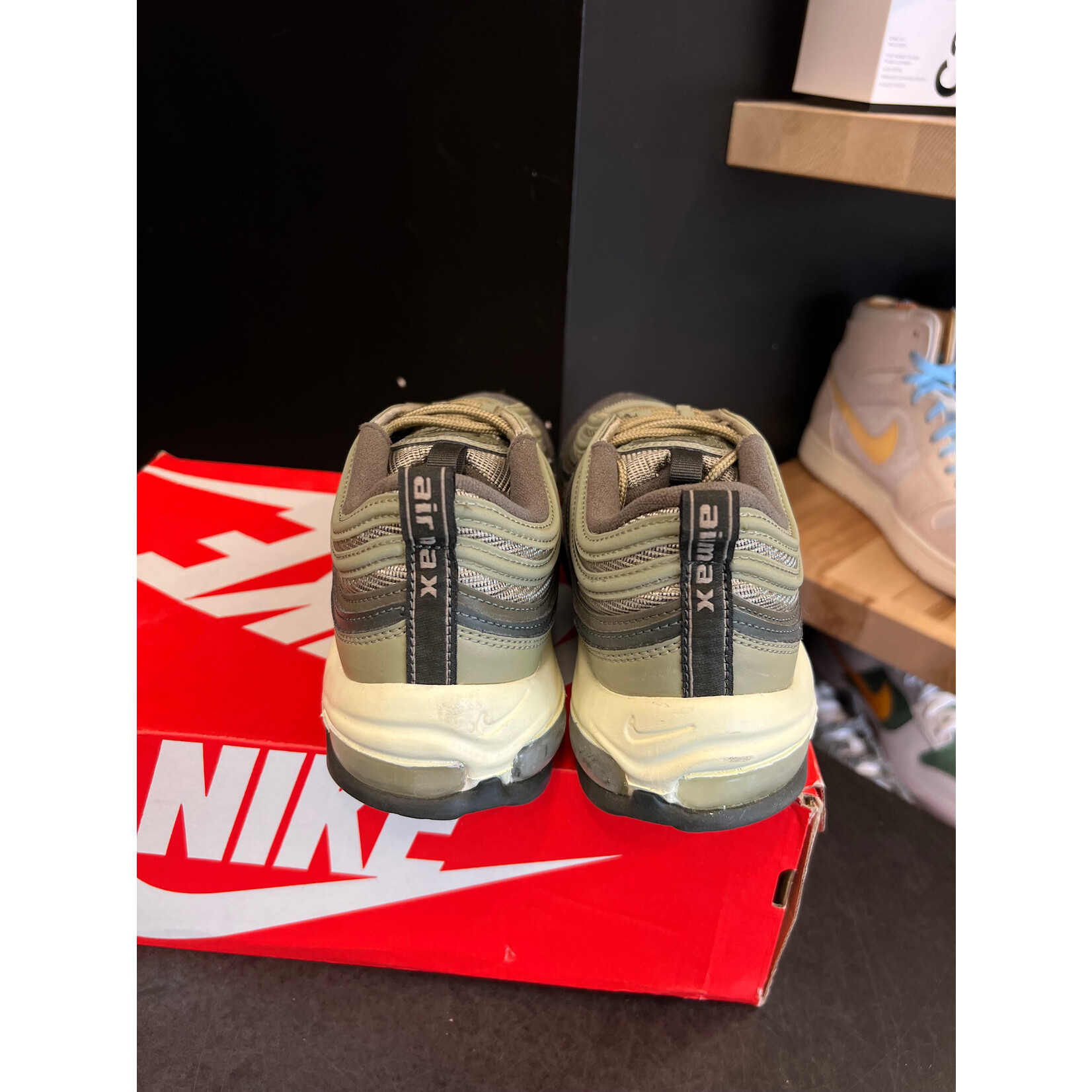 Nike Nike Air Max 97 Neutral Olive (Women's) Size 10W, PREOWNED