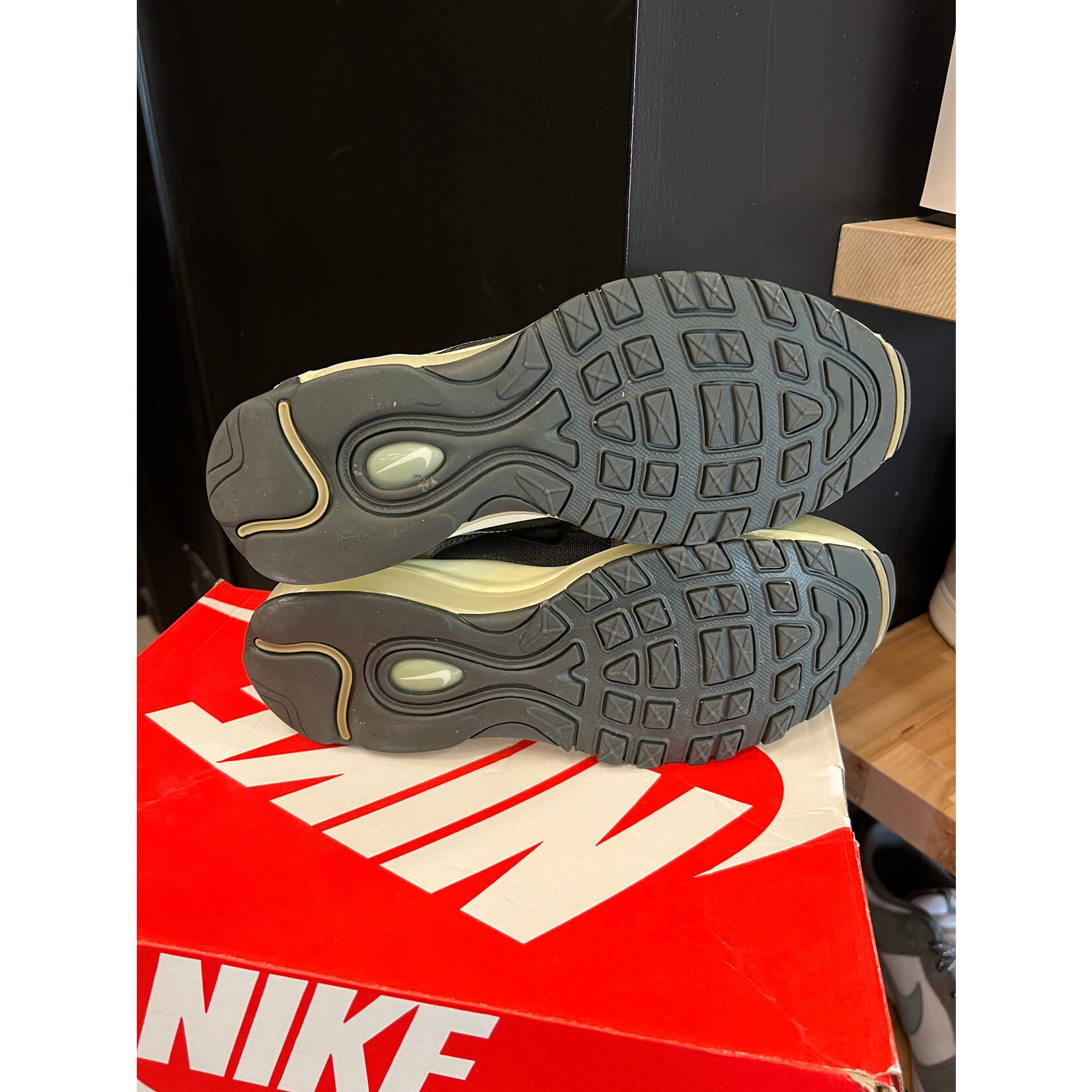 Nike Nike Air Max 97 Neutral Olive (Women's) Size 10W, PREOWNED