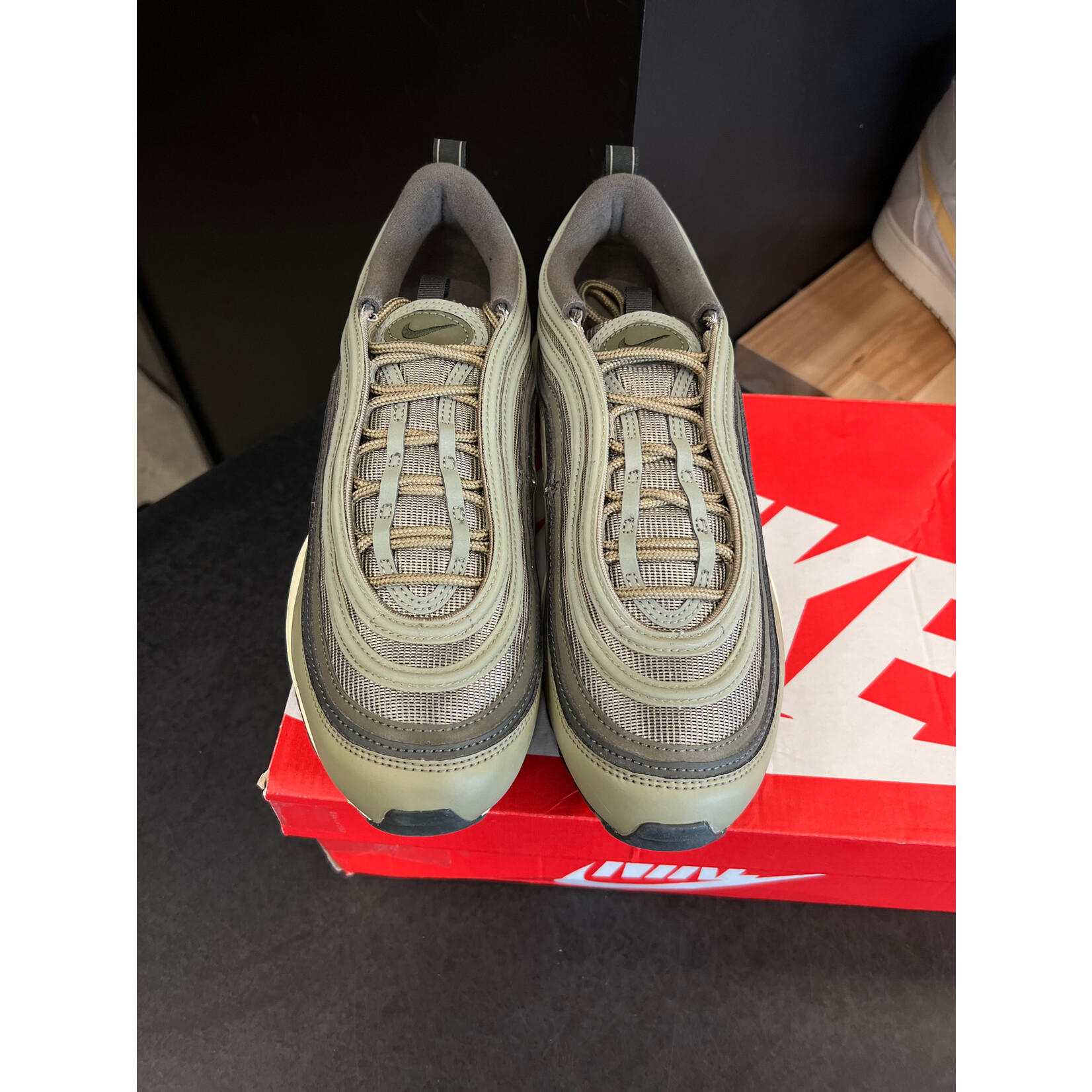 Nike Nike Air Max 97 Neutral Olive (Women's) Size 10W, PREOWNED