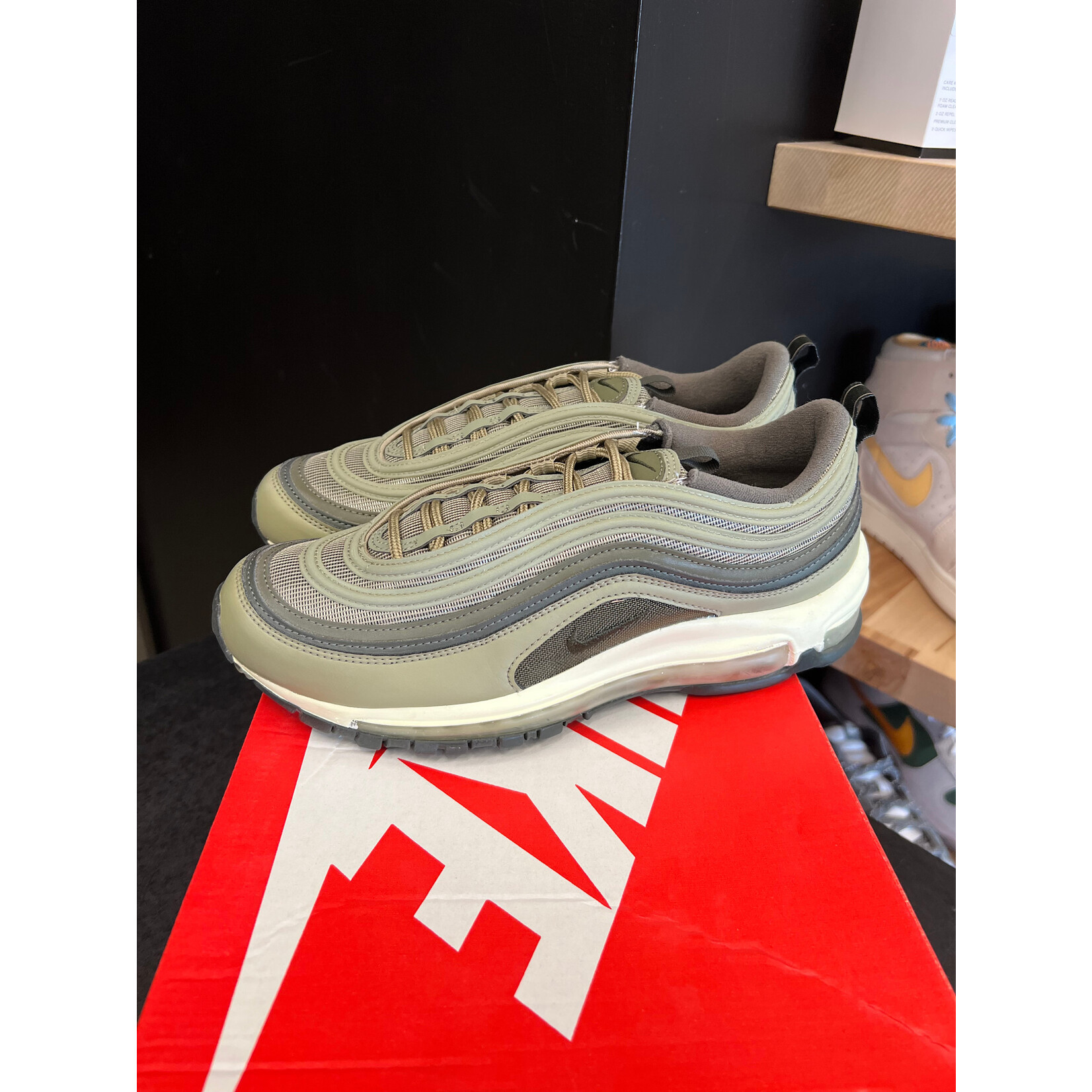 Nike Nike Air Max 97 Neutral Olive (Women's) Size 10W, PREOWNED